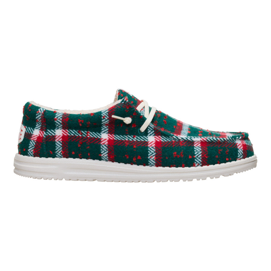 Wally Confetti Plaid Cozy - Red/Green/Multi
