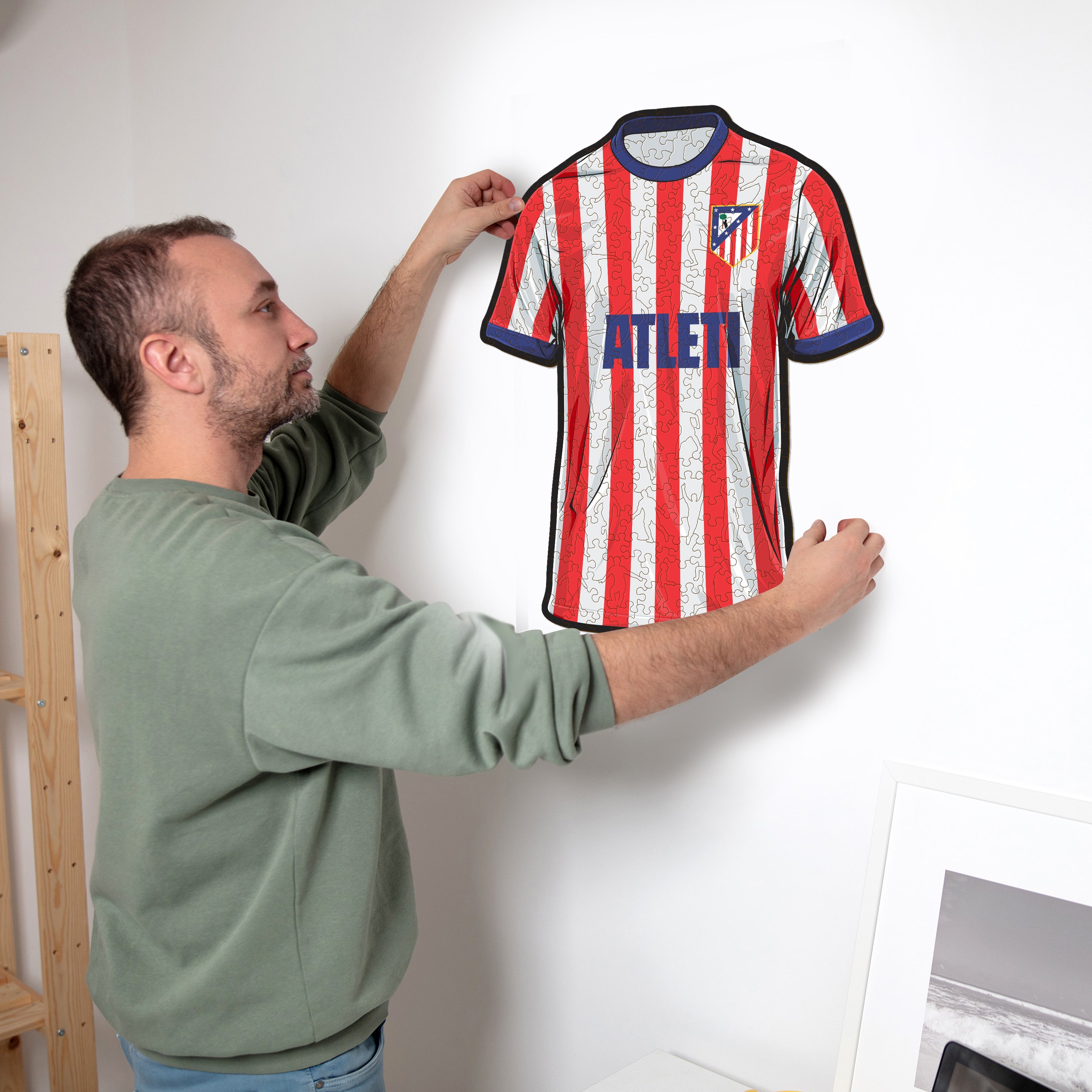 Atlético de Madrid® Jersey - Wooden Puzzle