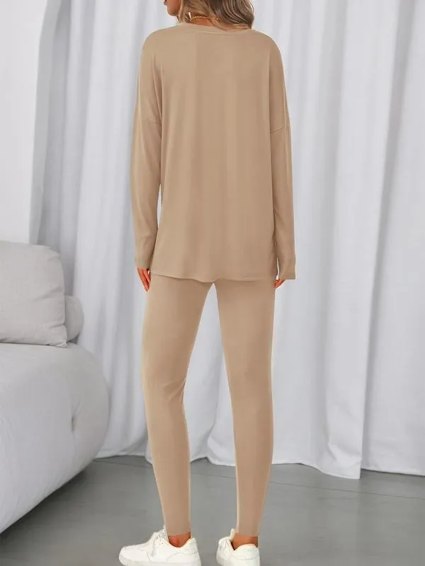 Two-Piece Sets For Women Fall Fashion 2025 Casual Lounge Matching Set