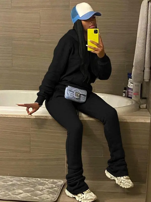 Womens Sweatshirt 2 Piece Pants Set