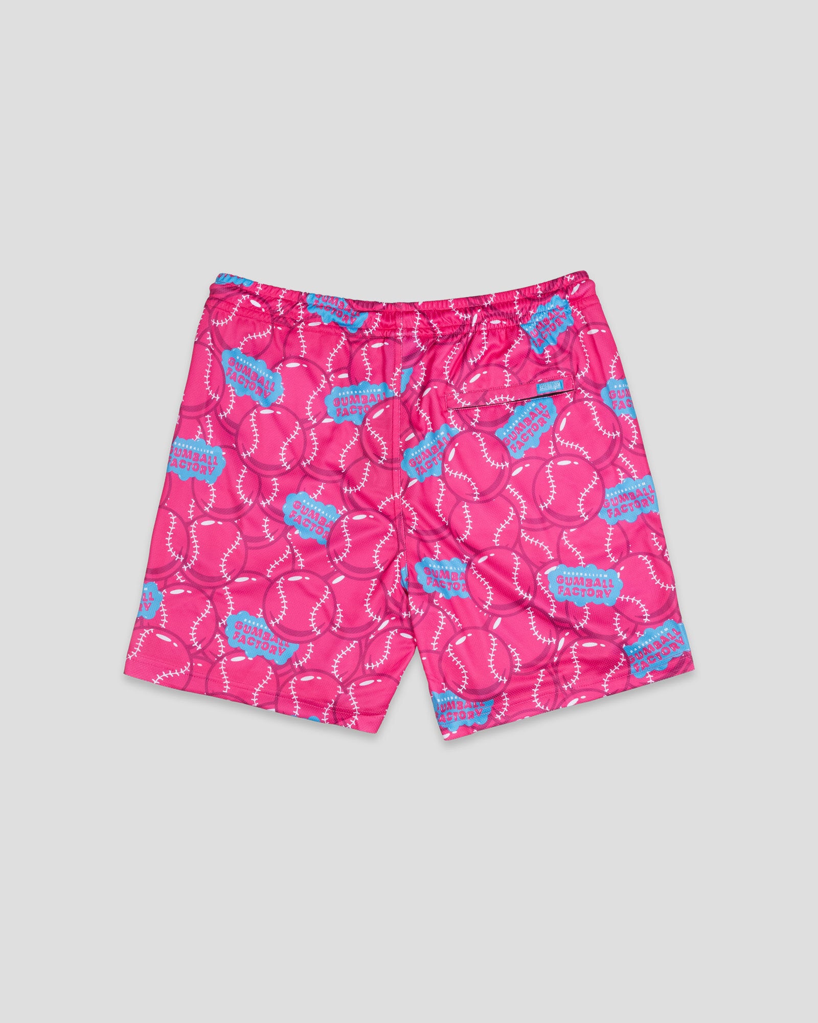Gumball Factory Diamond Air Mesh Shorts (Pink) - Youth