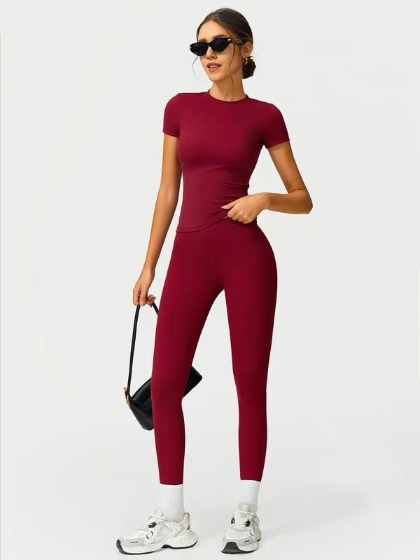 Women Quick Dry Yoga Set Workout Sportswear