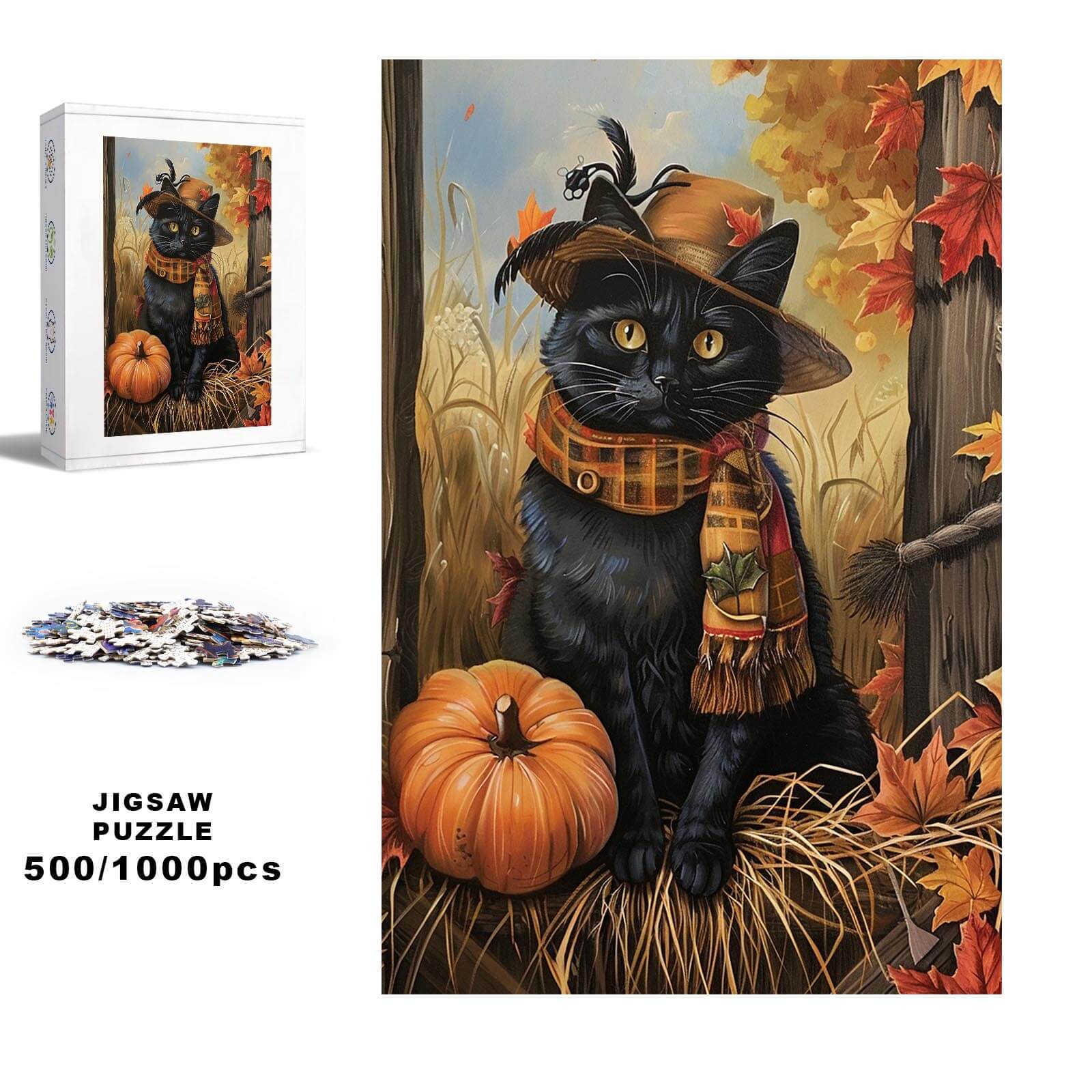 Mr. Cat 500 / 1000 Piece Puzzle