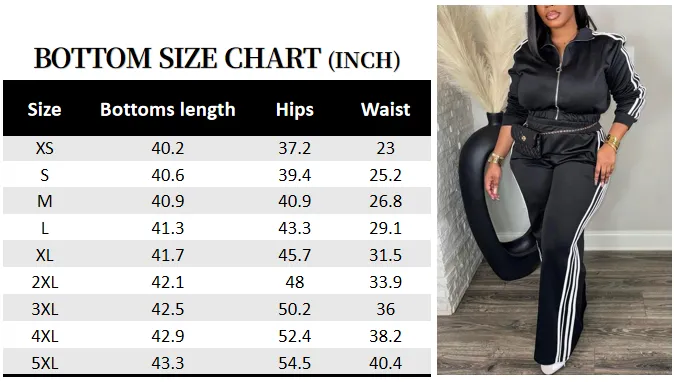 Casual Long Sleeve Zip Up Jacket & Pants Set