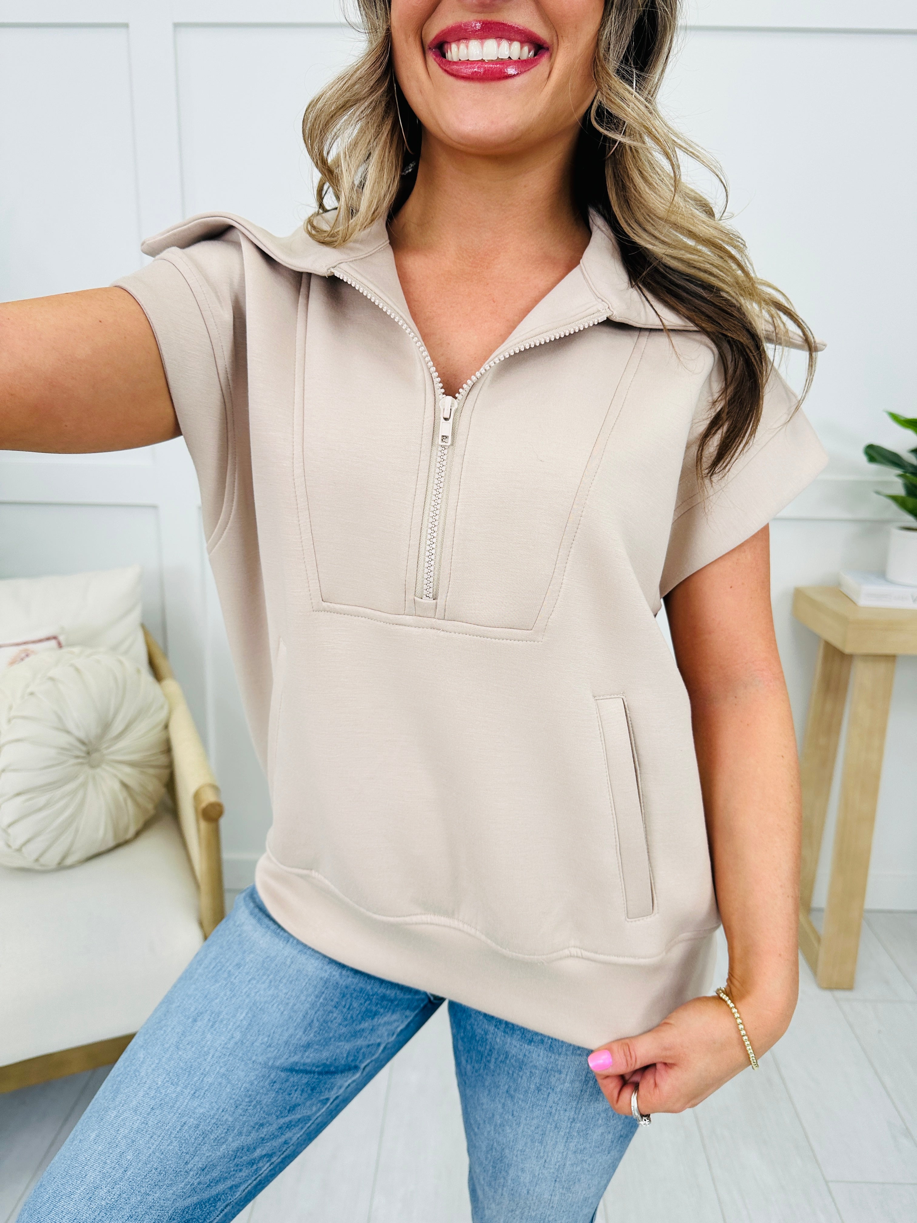 Super Scuba Short Sleeve Pullover- Multiple Colors!