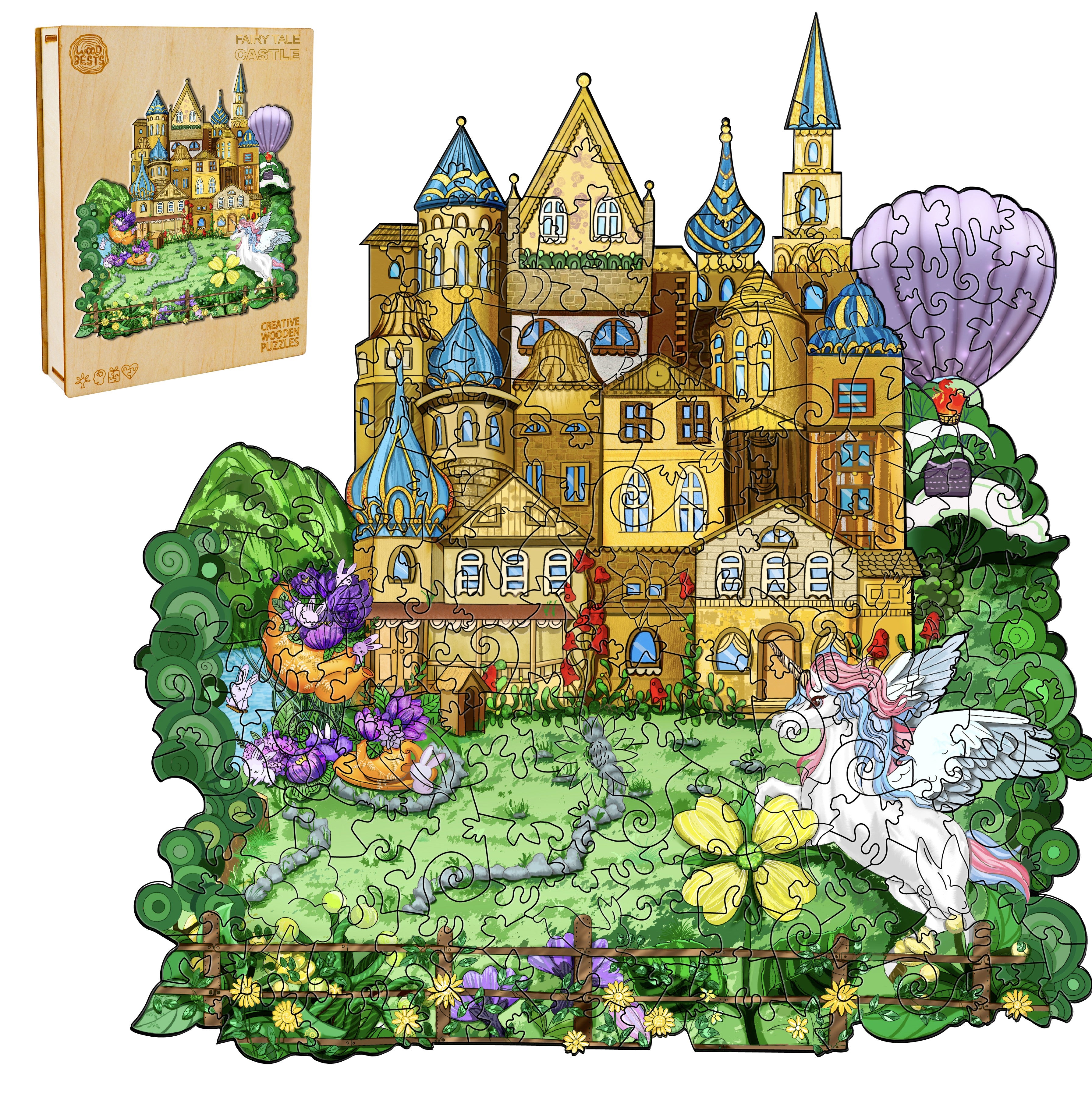 Fairy Tale Castle Wooden Jigsaw Puzzle