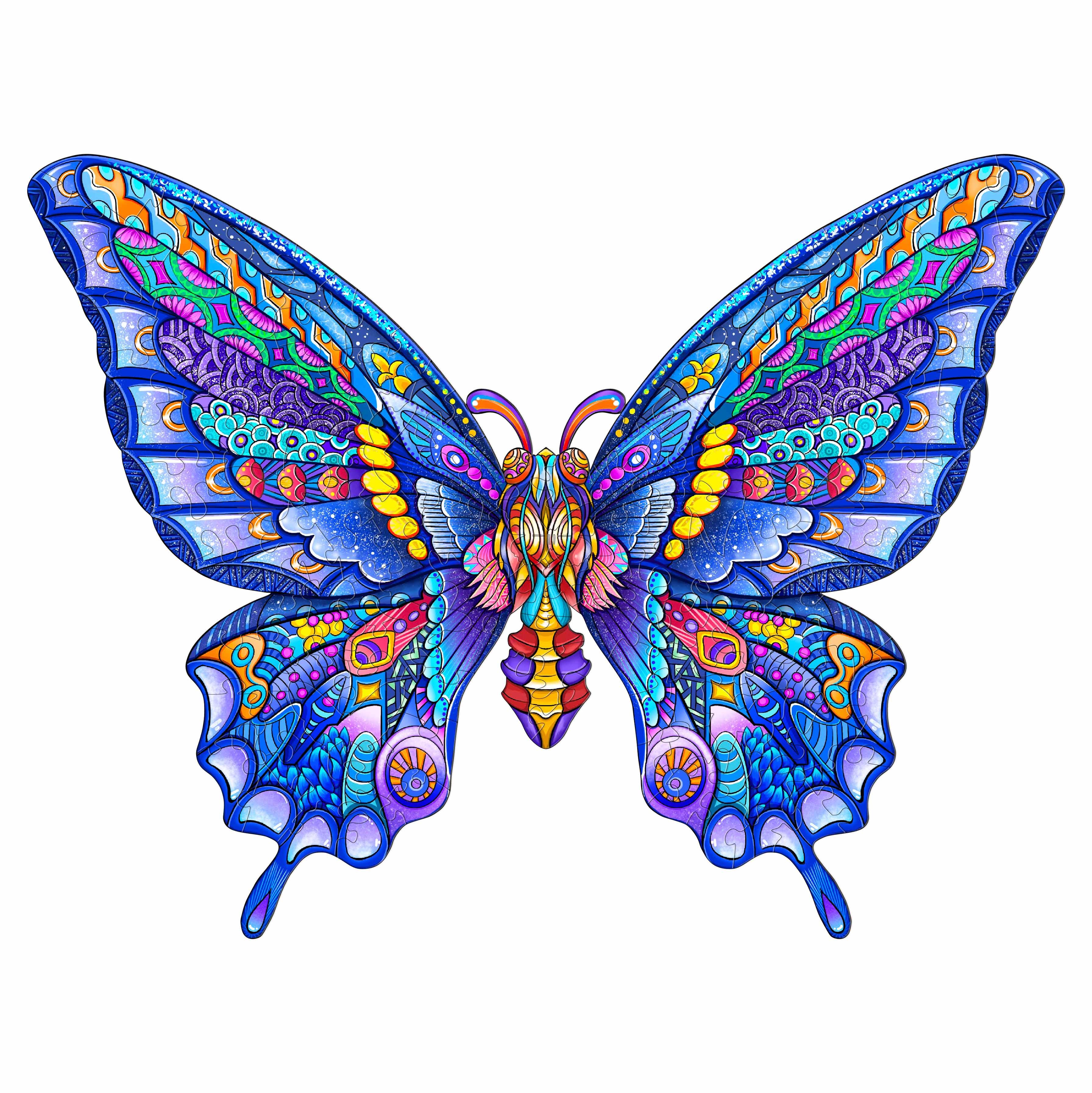 Charming Butterfly Wooden Jigsaw Puzzle