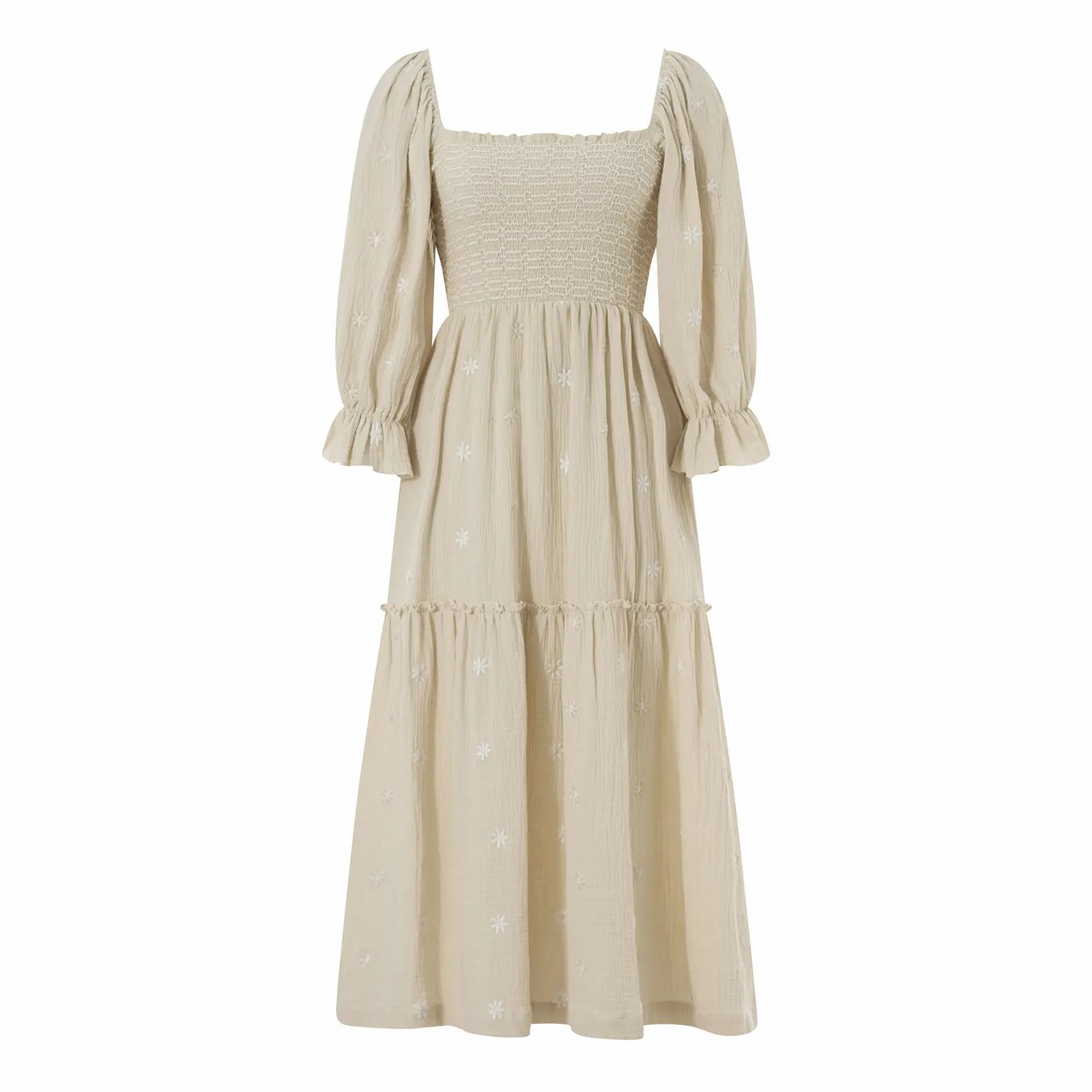 Women’s Satin Backless Midi Dress – Spaghetti Strap Split Flowy Dress