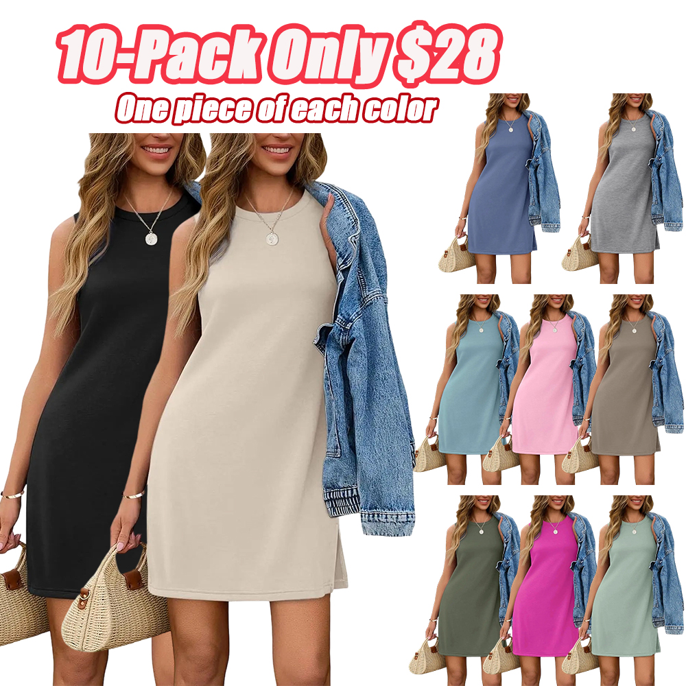 Dresses for Women 2026 Casual Summer Sundresses Sleeveless Tank Dress Fashion Outfits