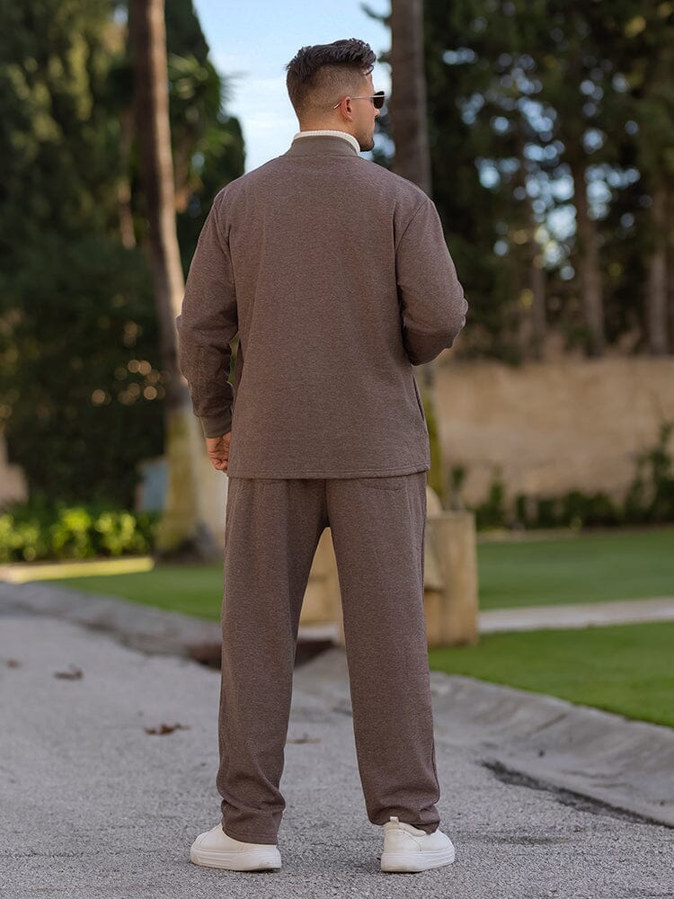 Minimalist Zippered Jacket Set