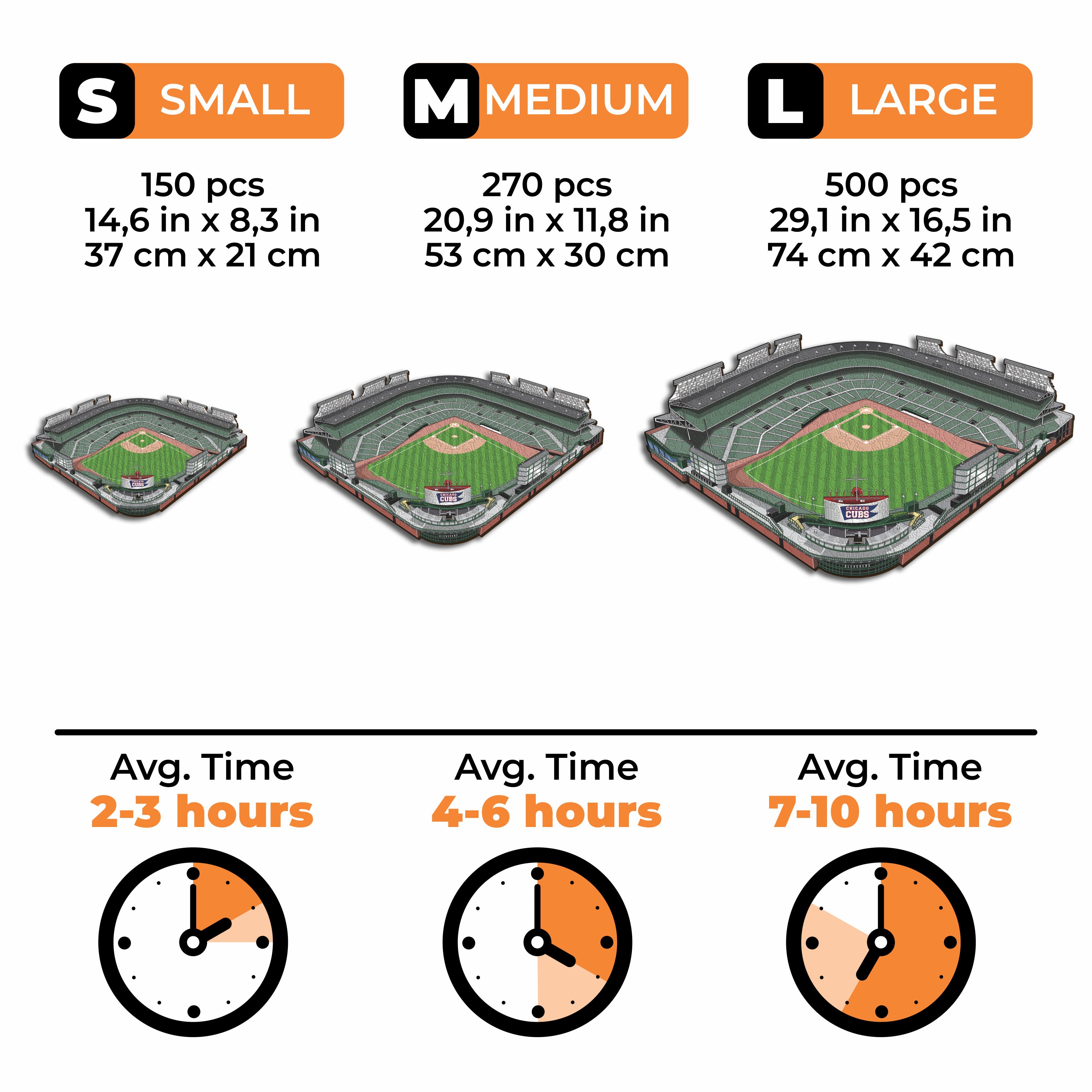 Chicago Cubs™ Wrigley Field Stadium - Wooden Puzzle