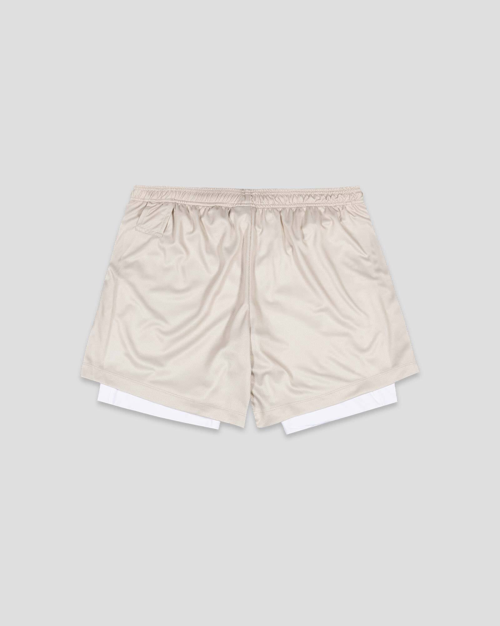 Diamond Air Liner Mesh Training Shorts (Cream) - Youth