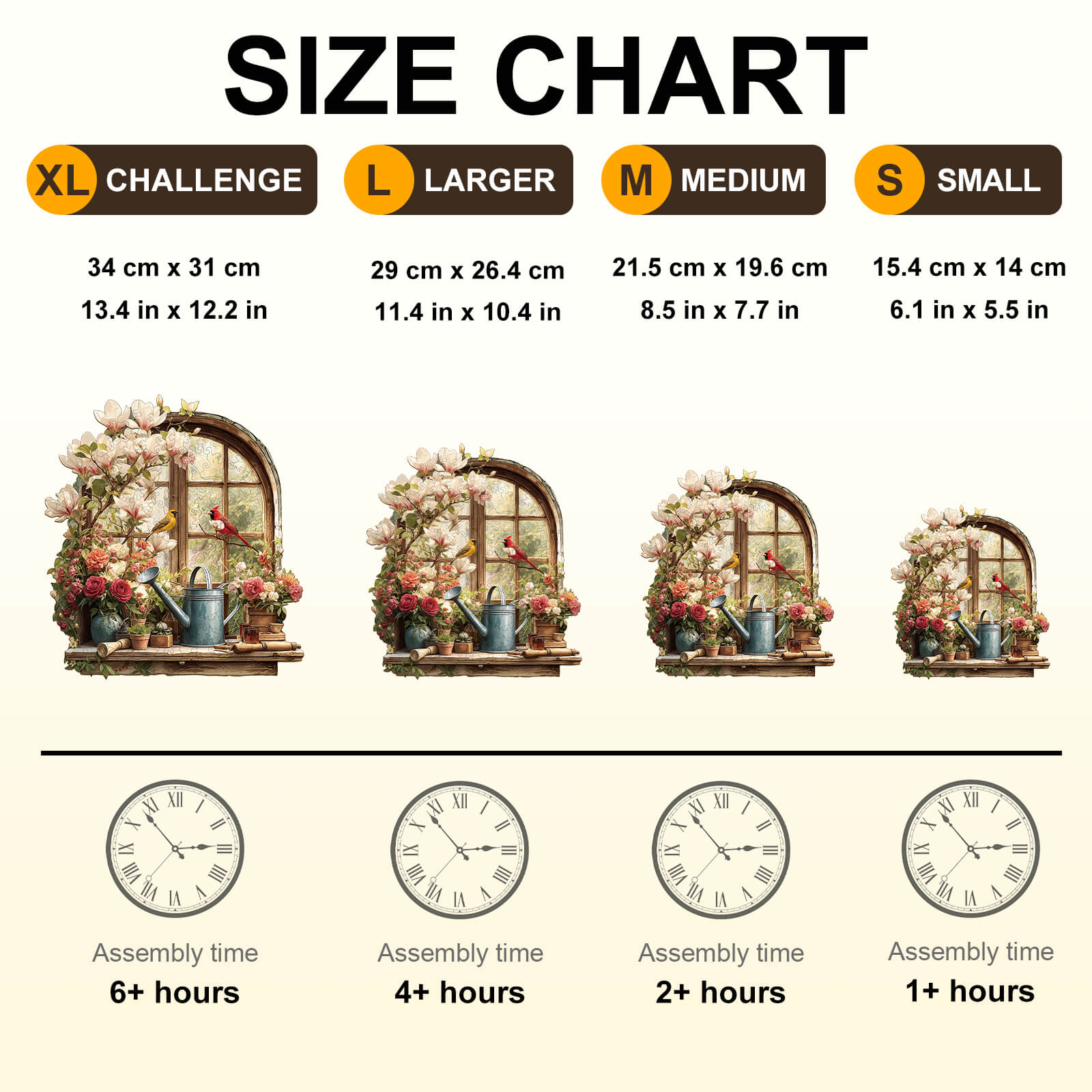 Windowsill in the sun Wooden Jigsaw Puzzle