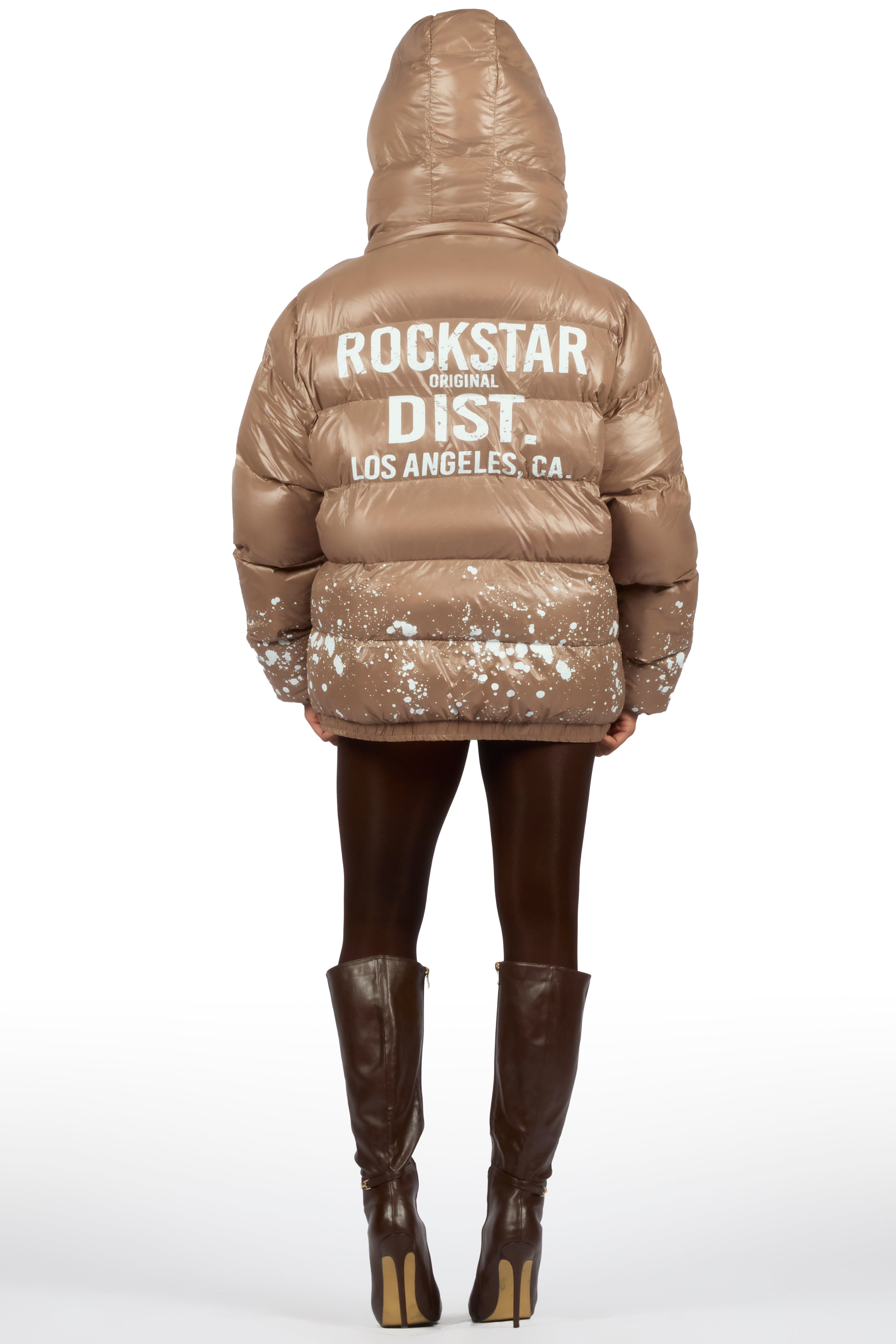 Art Dist. 2.0 Mocha Puffer Jacket