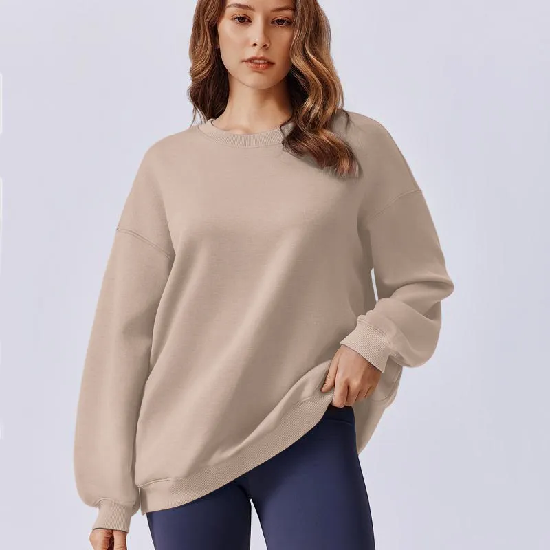 Women's Oversized Sweatshirt 2025 Spring Outfit Long Sleeve