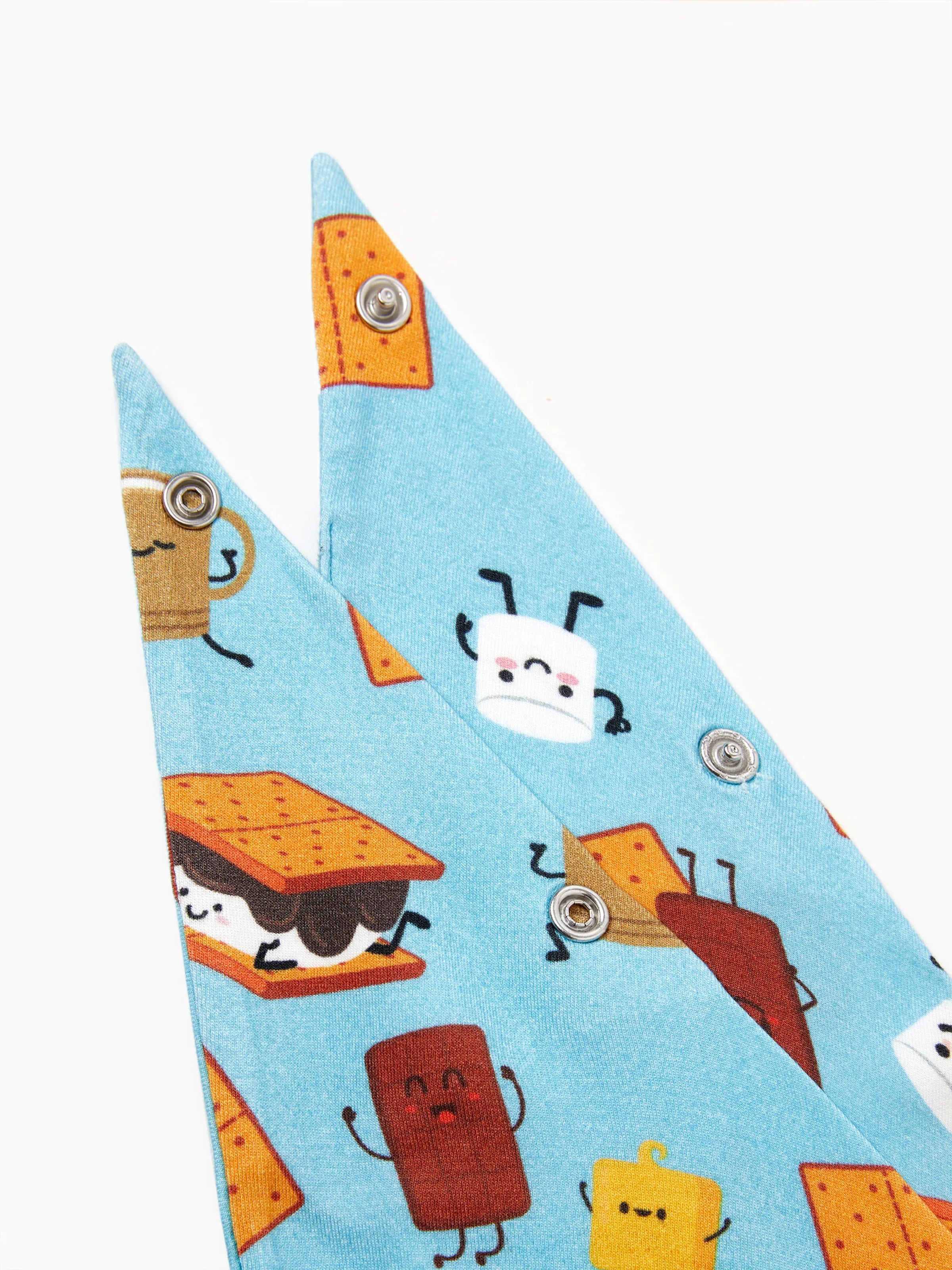 Bamboo Family PJs Cute Print Short Sleeve & Long Pants Sleepwear Matching Pajama set (Snug-Fitting for Children) Green