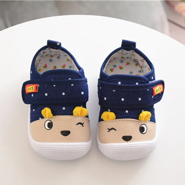 Polka Dot Newborn Cartoon Baby Shoes