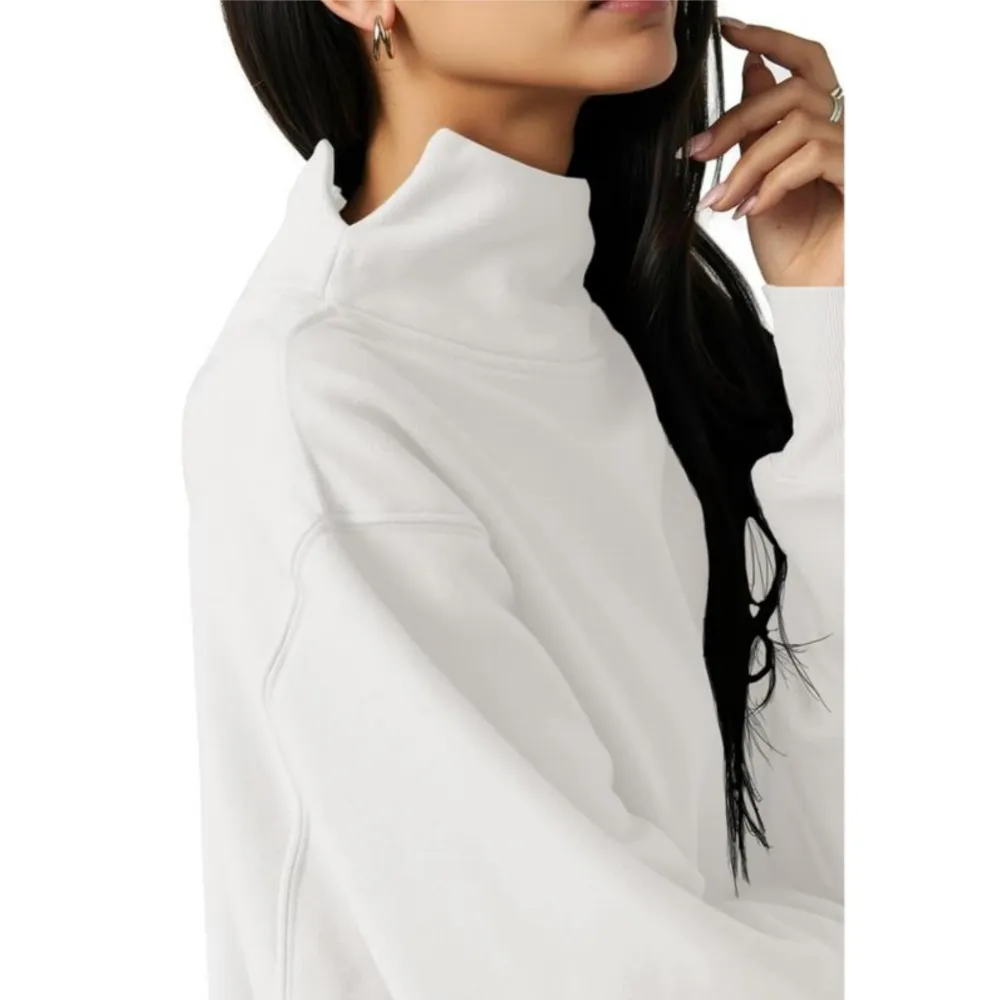 Women's Oversized Turtleneck Sweatshirt