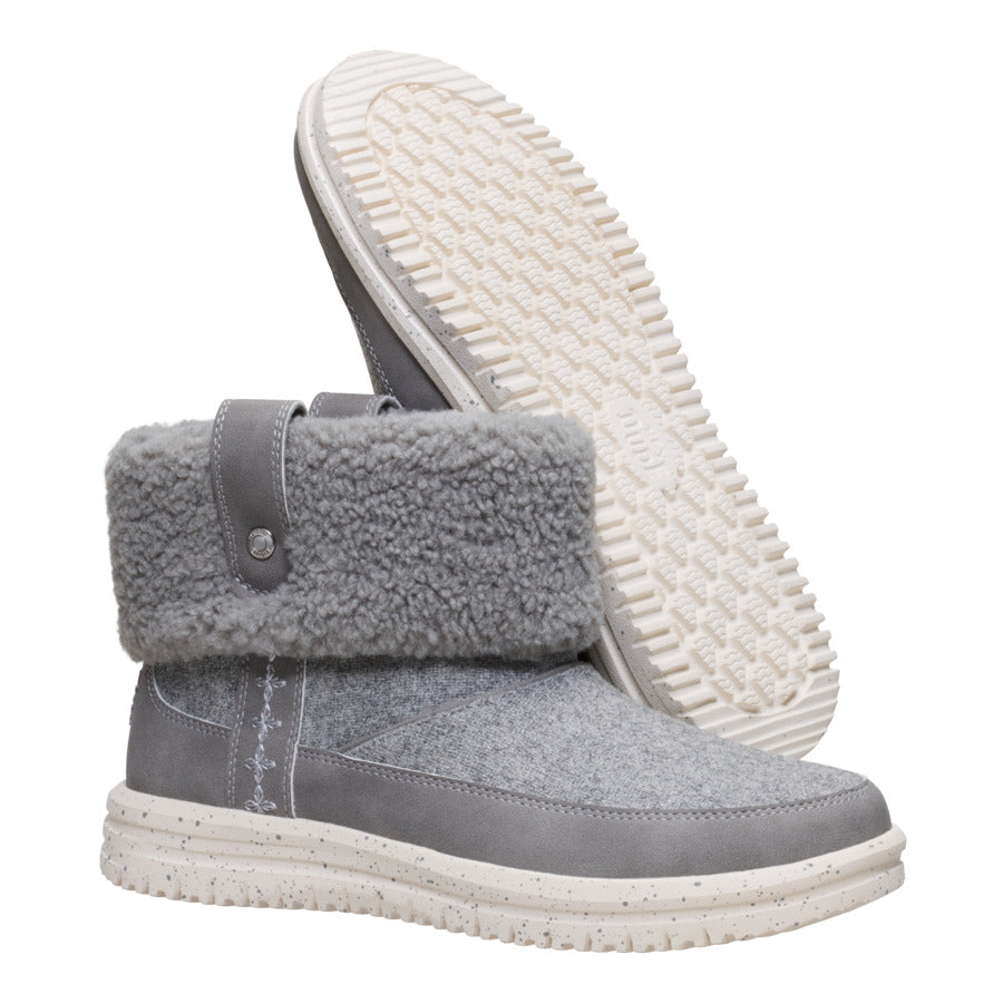 Camden Cuff Wool Cozy - Grey