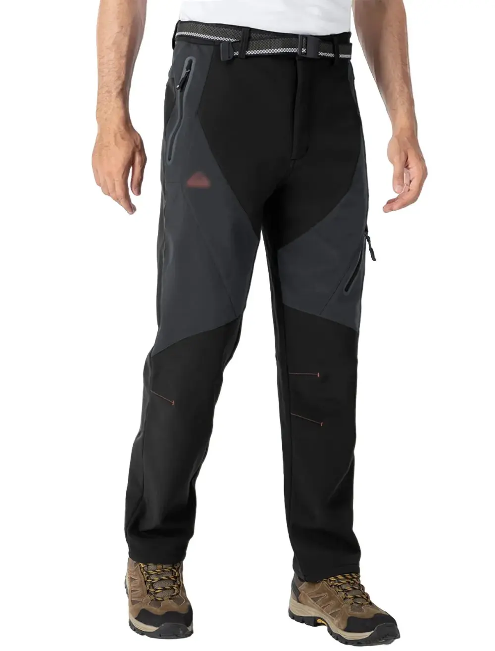 Men's 8-Pack Insulated Waterproof Pant Windproof Warm Fleece Lined Ski Trousers