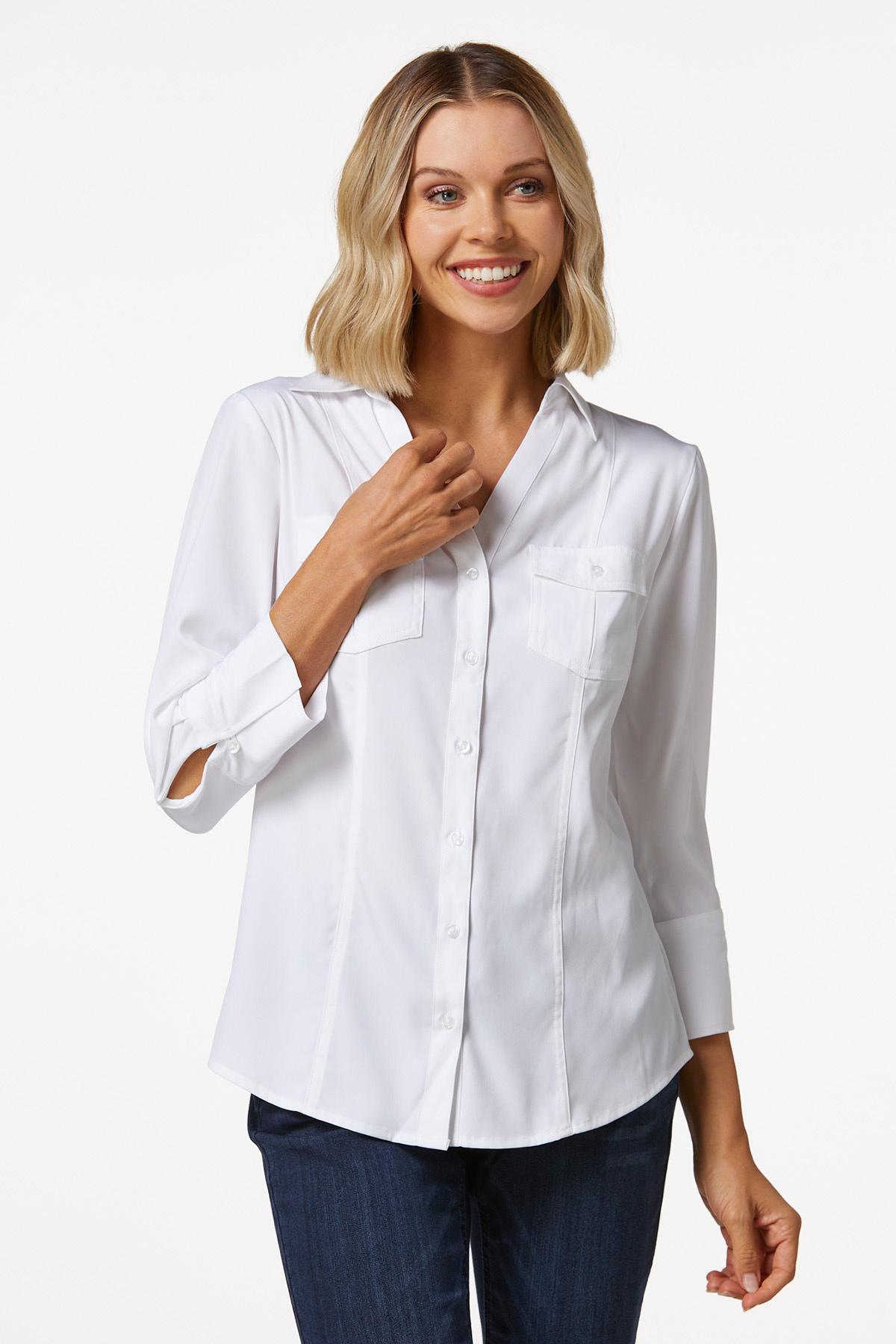 Petite Classic Button Down Shirt