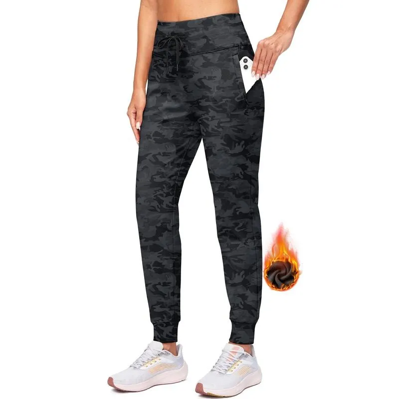 Women's Highwaist Fleece Lined Warm Water Resistant Joggers