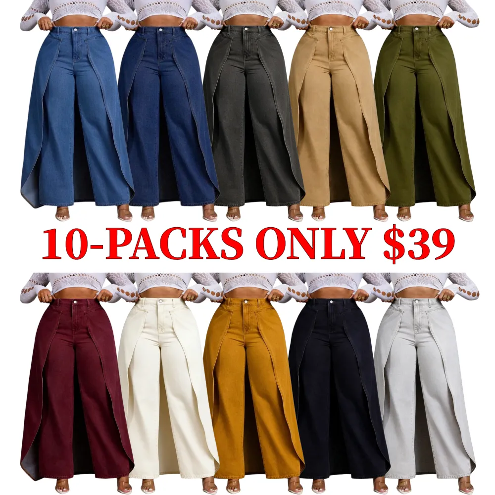 Women's fashionable denim jeans, patchwork design, casual style, suitable for everyday wear