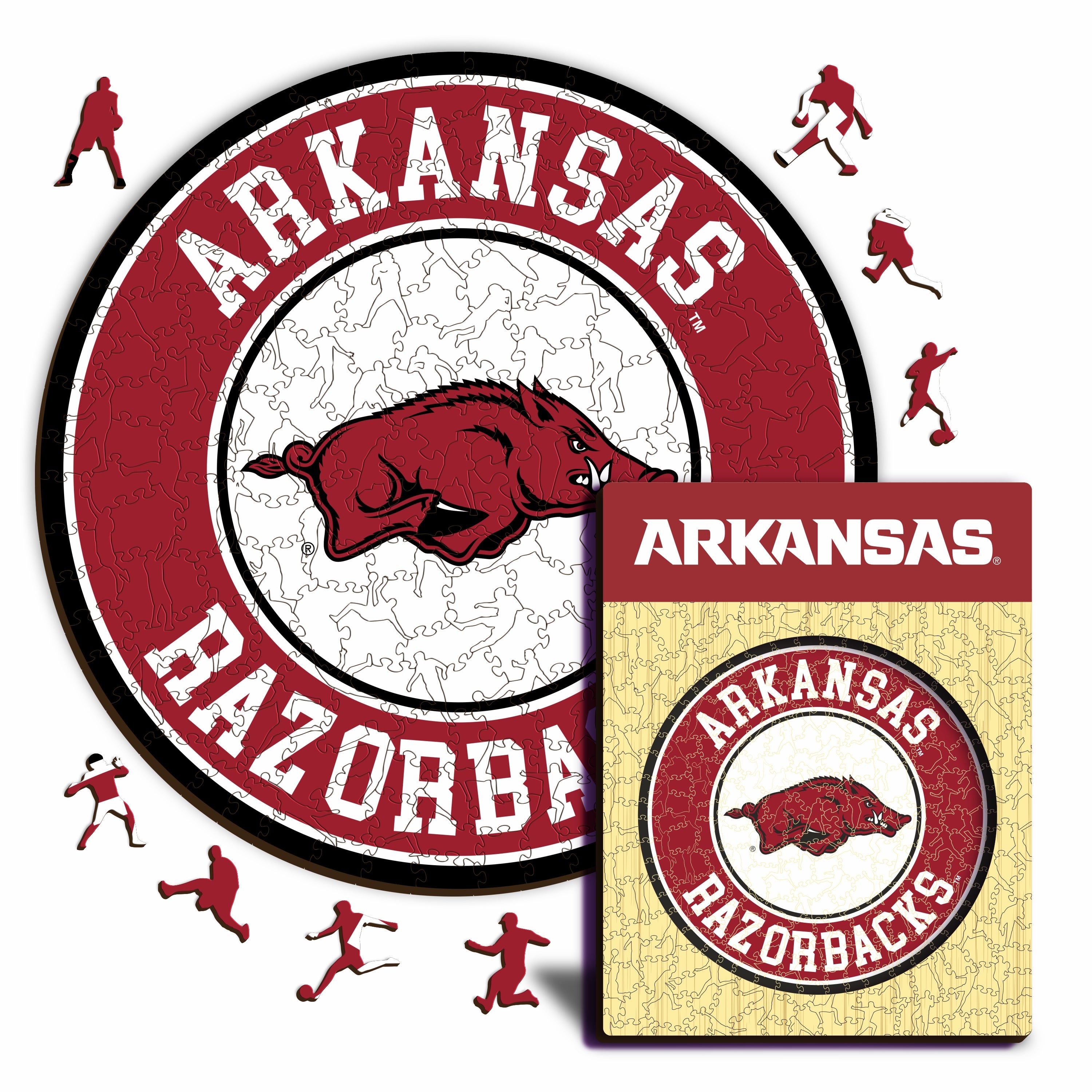 University of Arkansas - Wooden Puzzle
