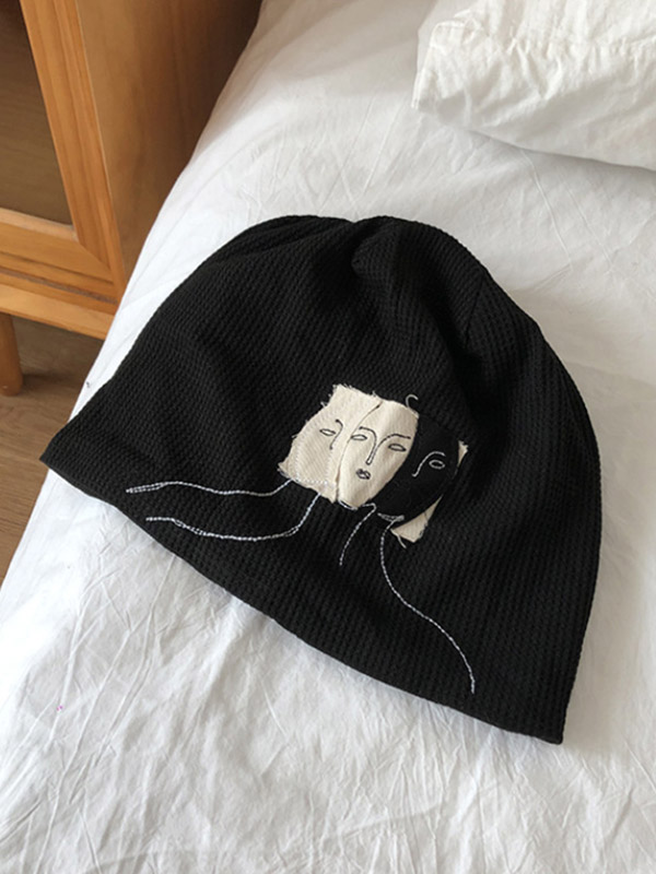 Original Casual Cool Applique Knitting Hat