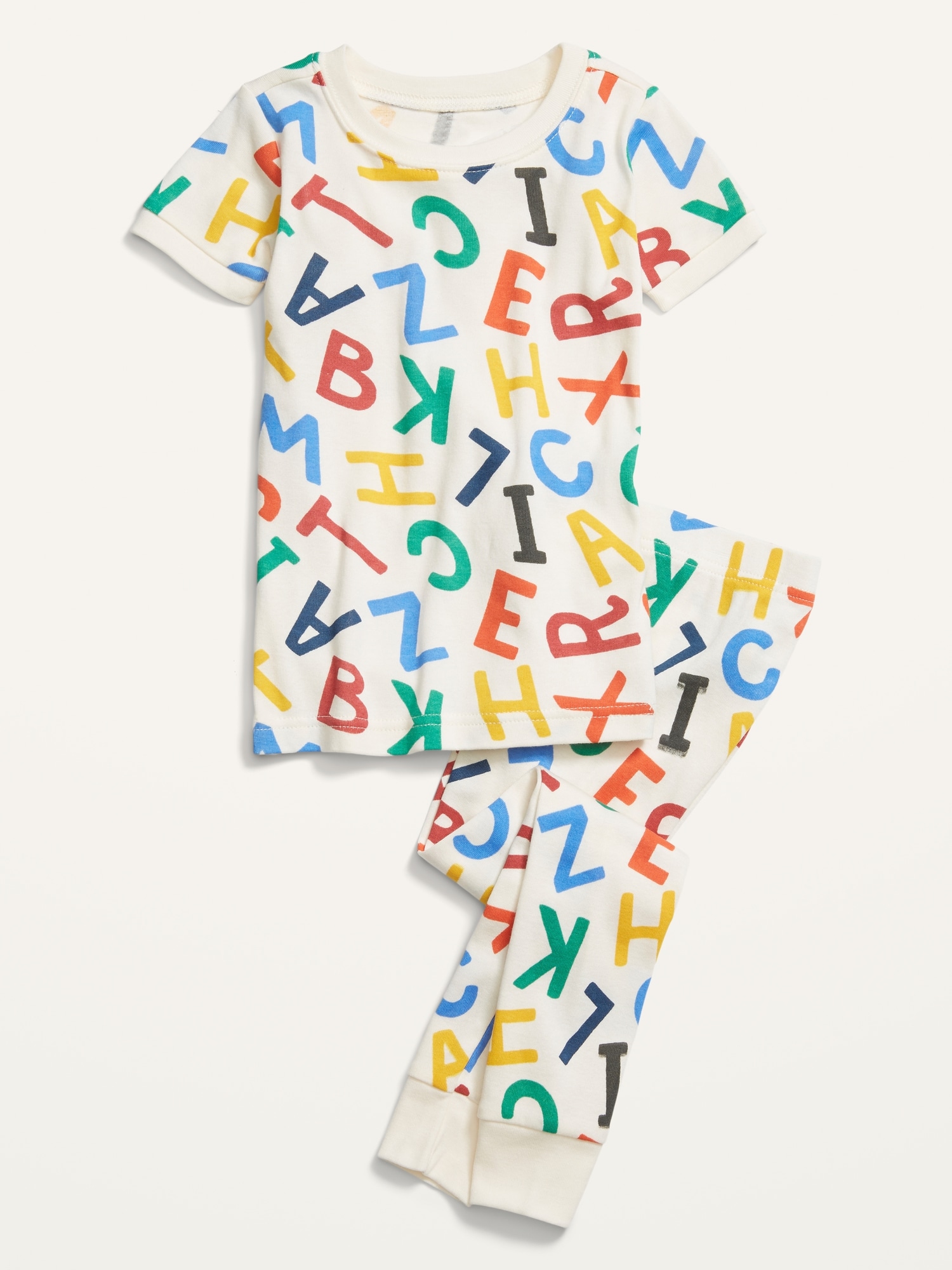 Unisex Snug-Fit Printed Pajama Set for Toddler & Baby Dinosaurs