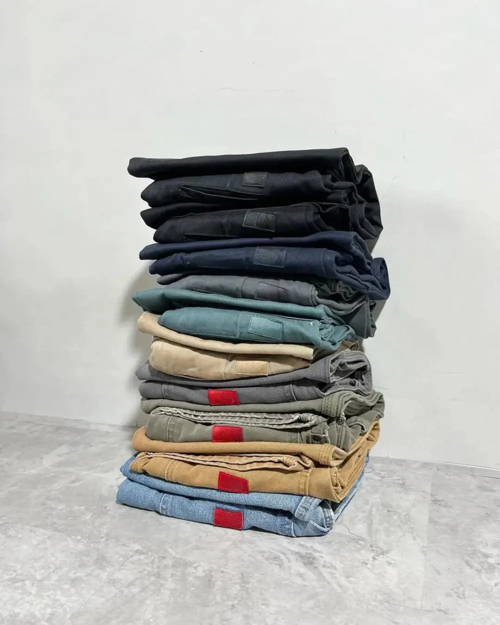 Mens 16-PACK Relaxed Fit Duck Carpenter Pants-Original 874® Work Pants