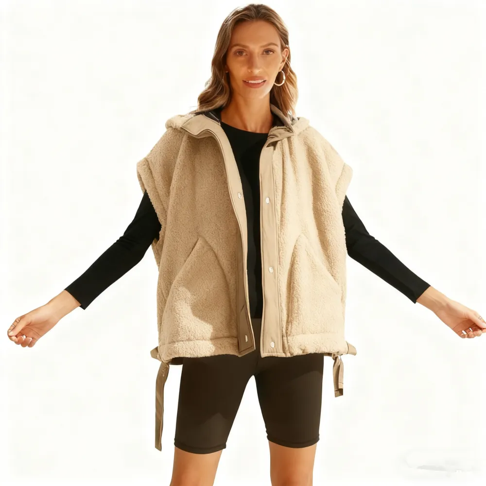 Warm Fleece Vest Casual Sleeveless