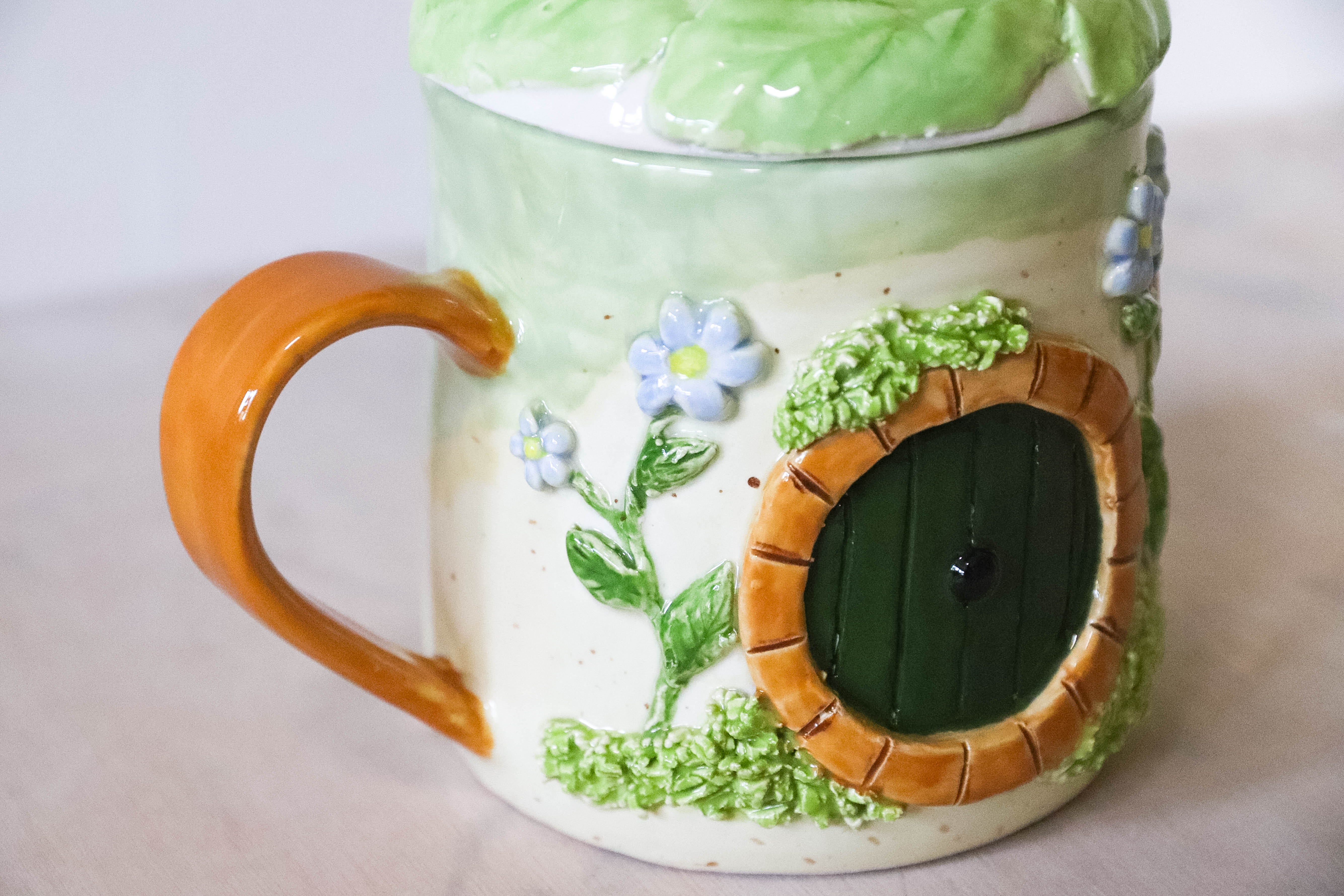 Floral Hobbit House Mug