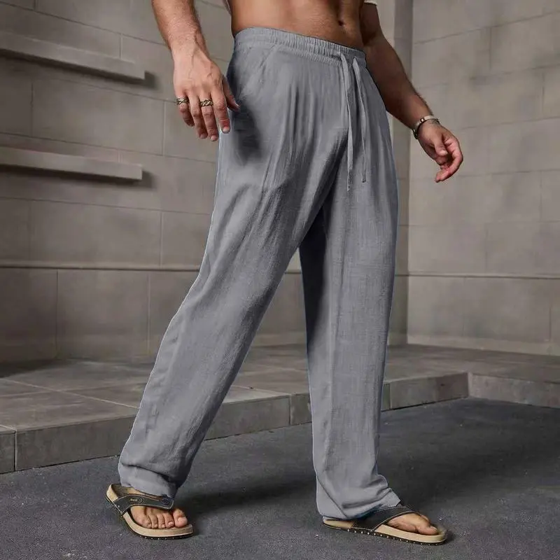 Men's Summer Casual Retro Linen Trousers