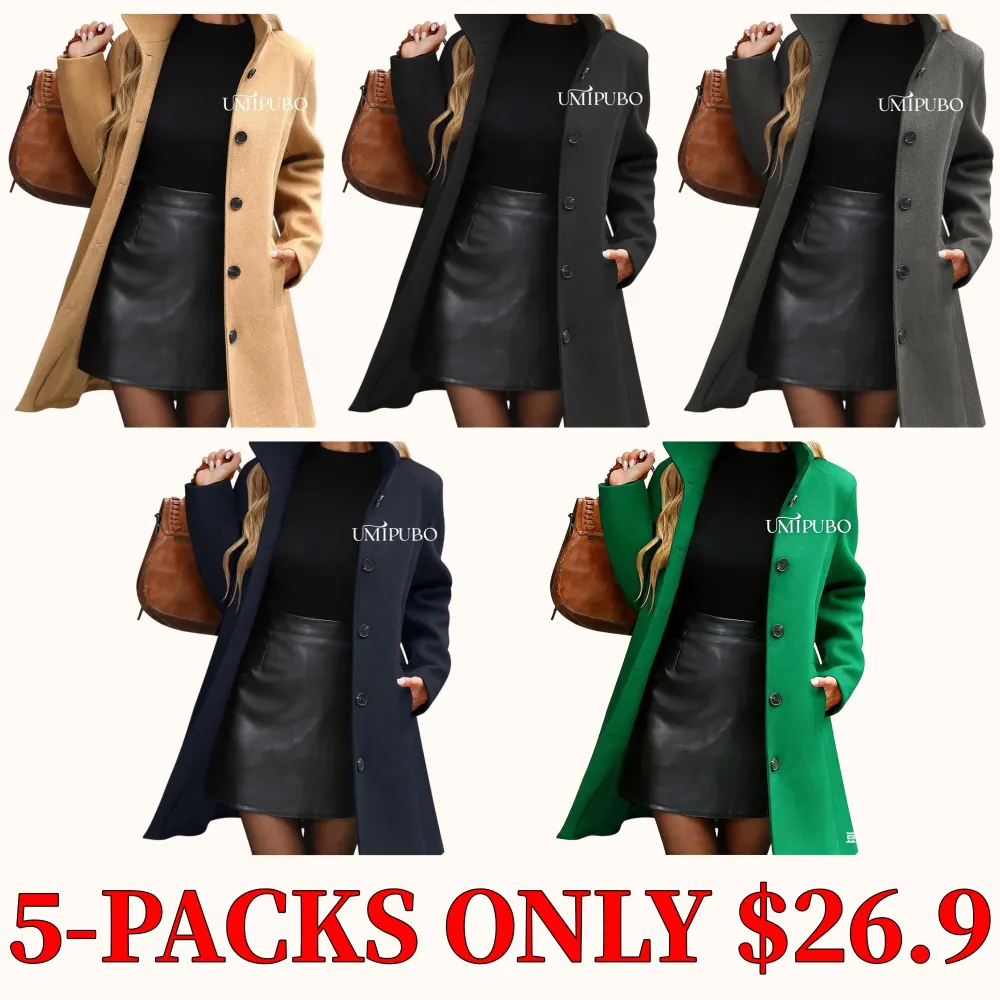 UMIPUBO Women's Winter Single-Breasted Short Coat