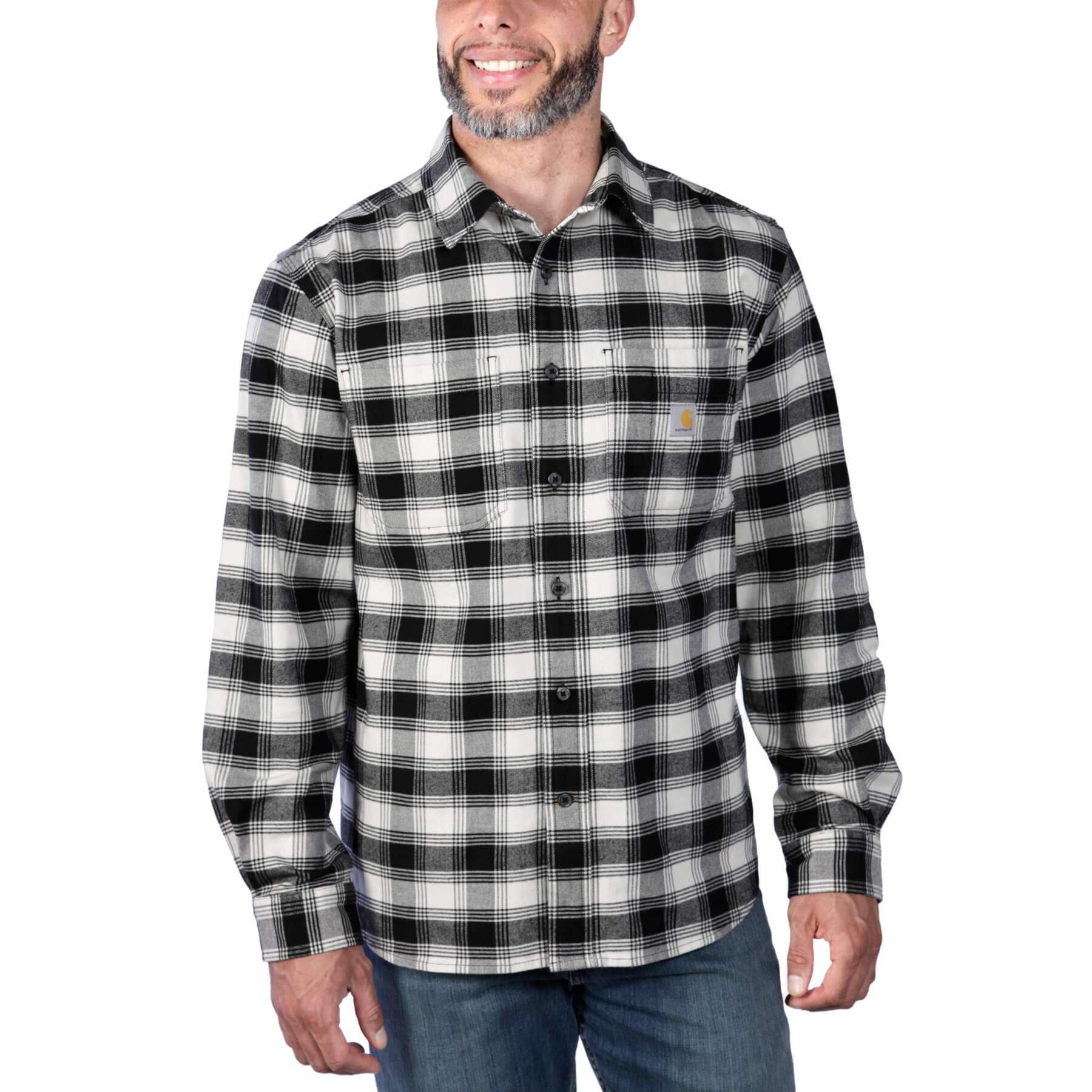 CHT Rugged Flex Midweight Relaxed Fit Flannel Long-Sleeve Plaid Shirt 105945
