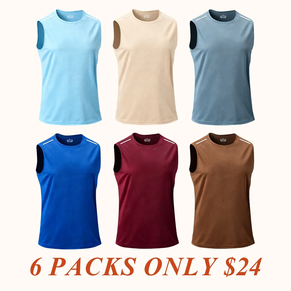 Men's Tank Top - Breathable, Quick-Dry Sleeveless Shirt, Suitable for Summer Gym