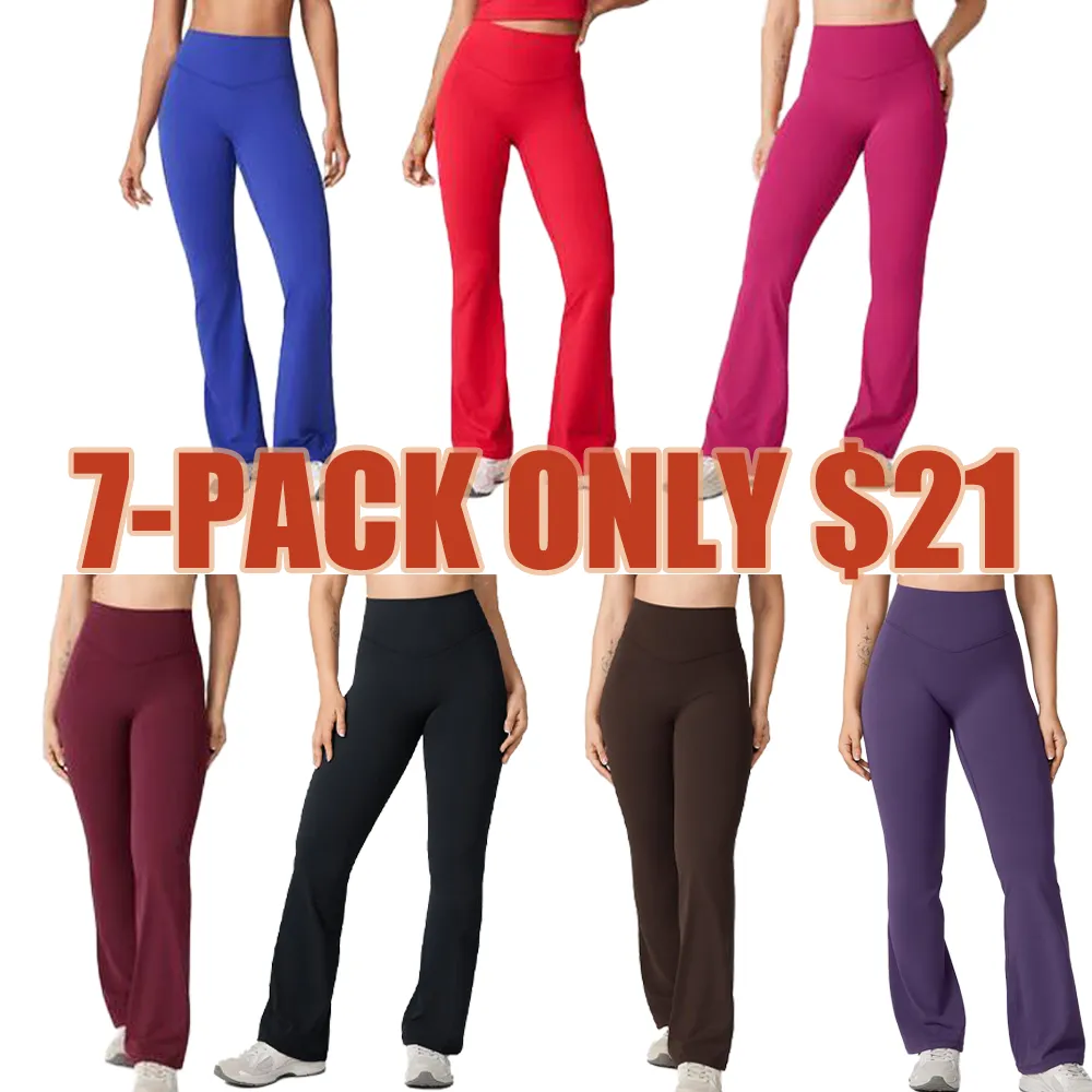 No Front Seam Flare Leggings