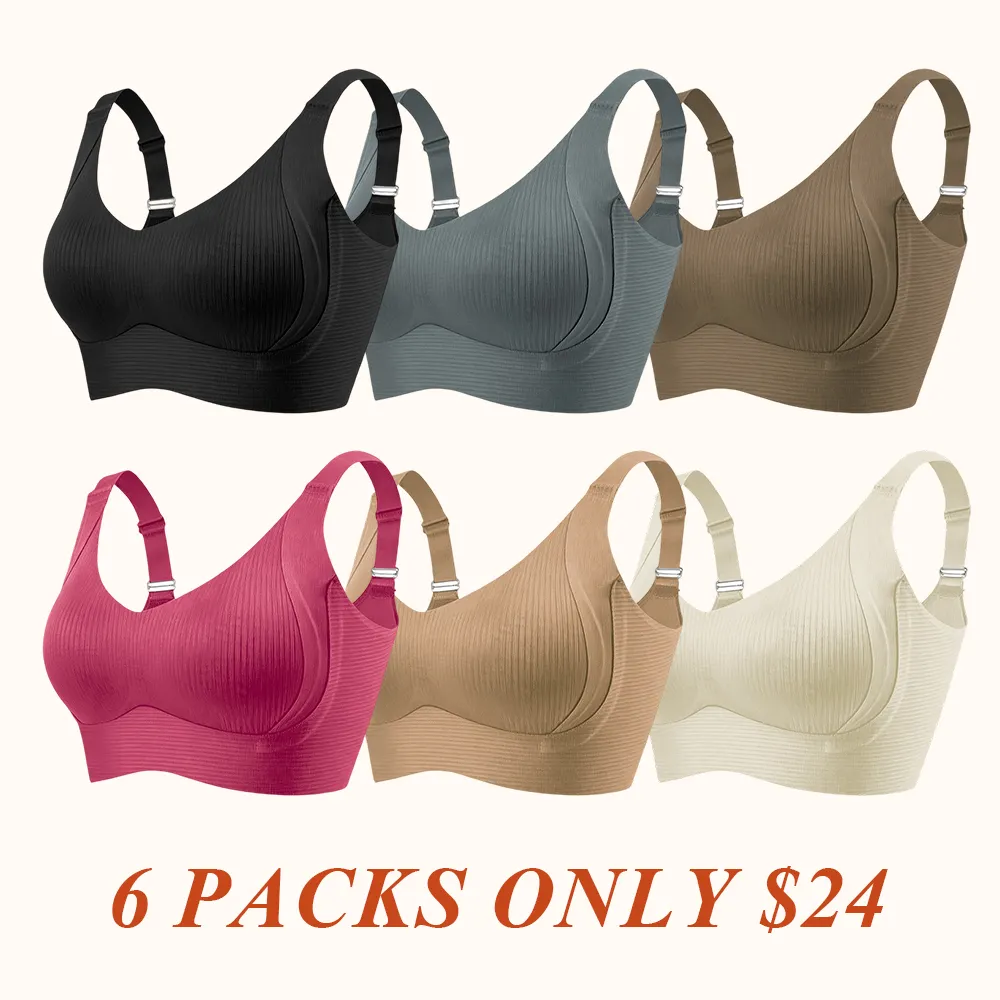 Women's Solid Color Wireless Bra
