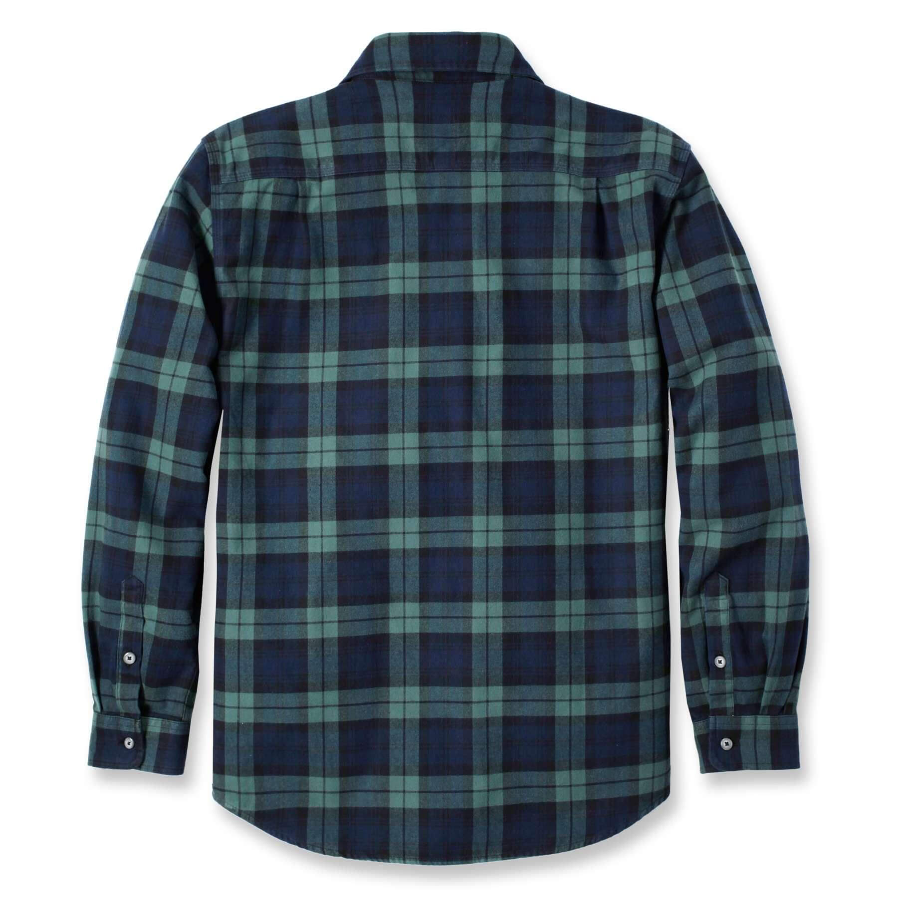 CHT Heavyweight Flannel Loose Fit Long-Sleeve Plaid Shirt 106356