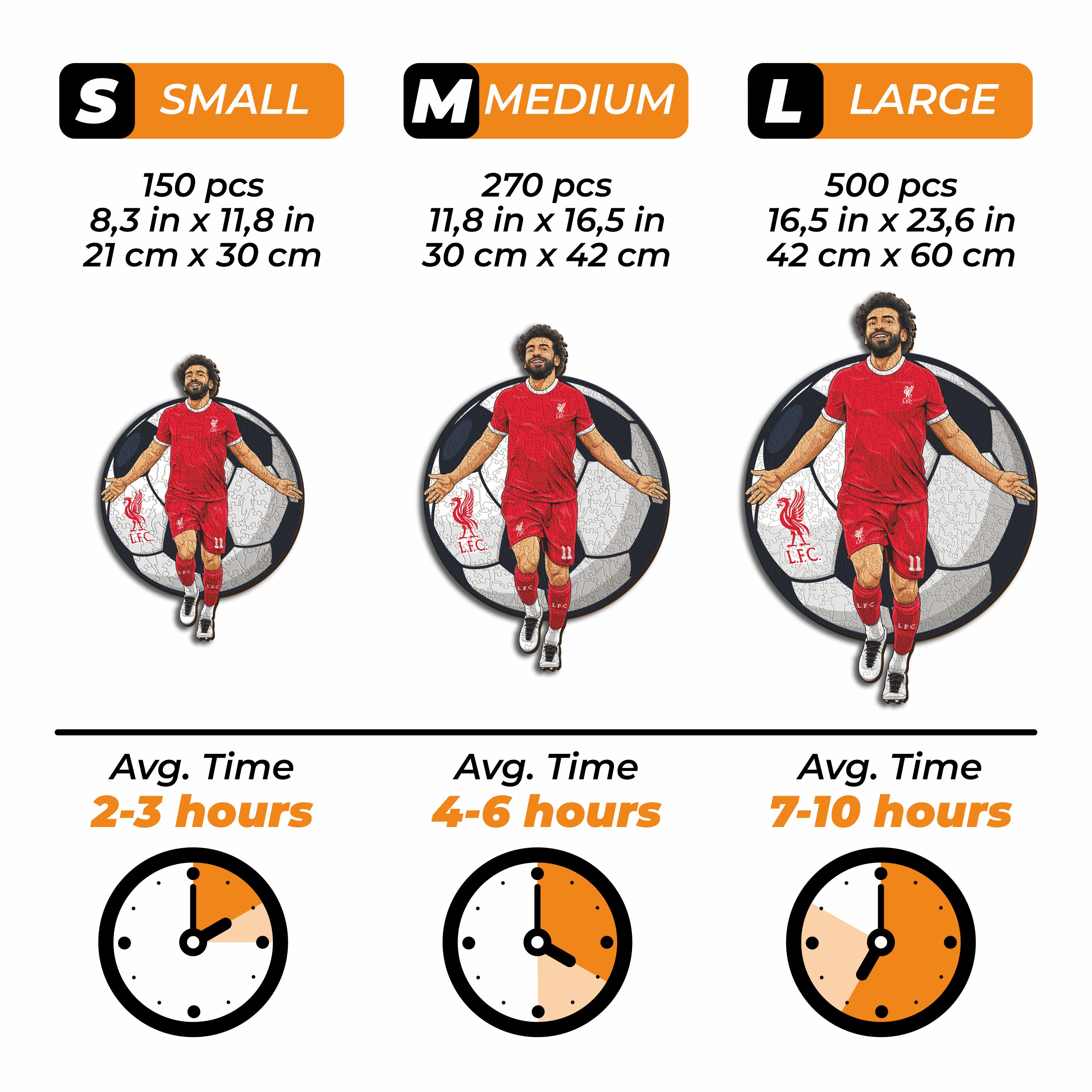 Mohamed Salah - Wooden Puzzle