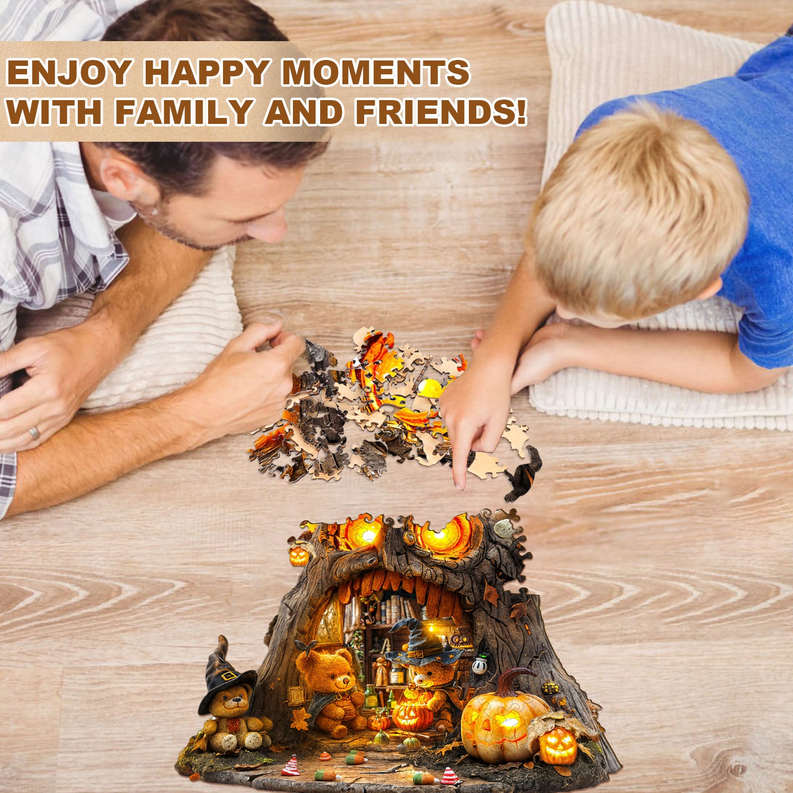 Enchanted Bearhouse Wooden Jigsaw Puzzle