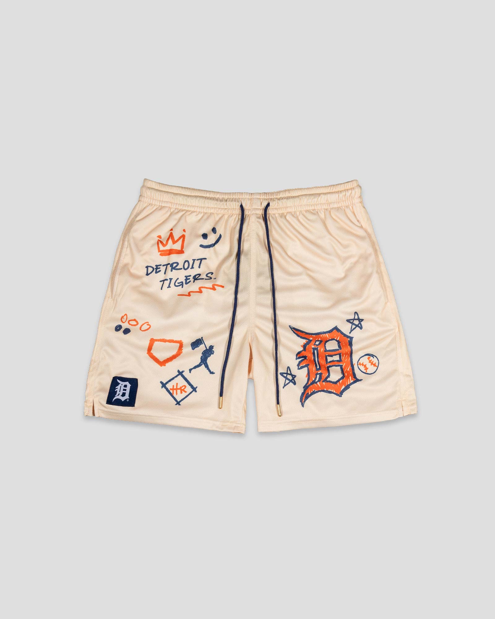 Crayon Series Diamond Air Youth Mesh Shorts - Detroit Tigers