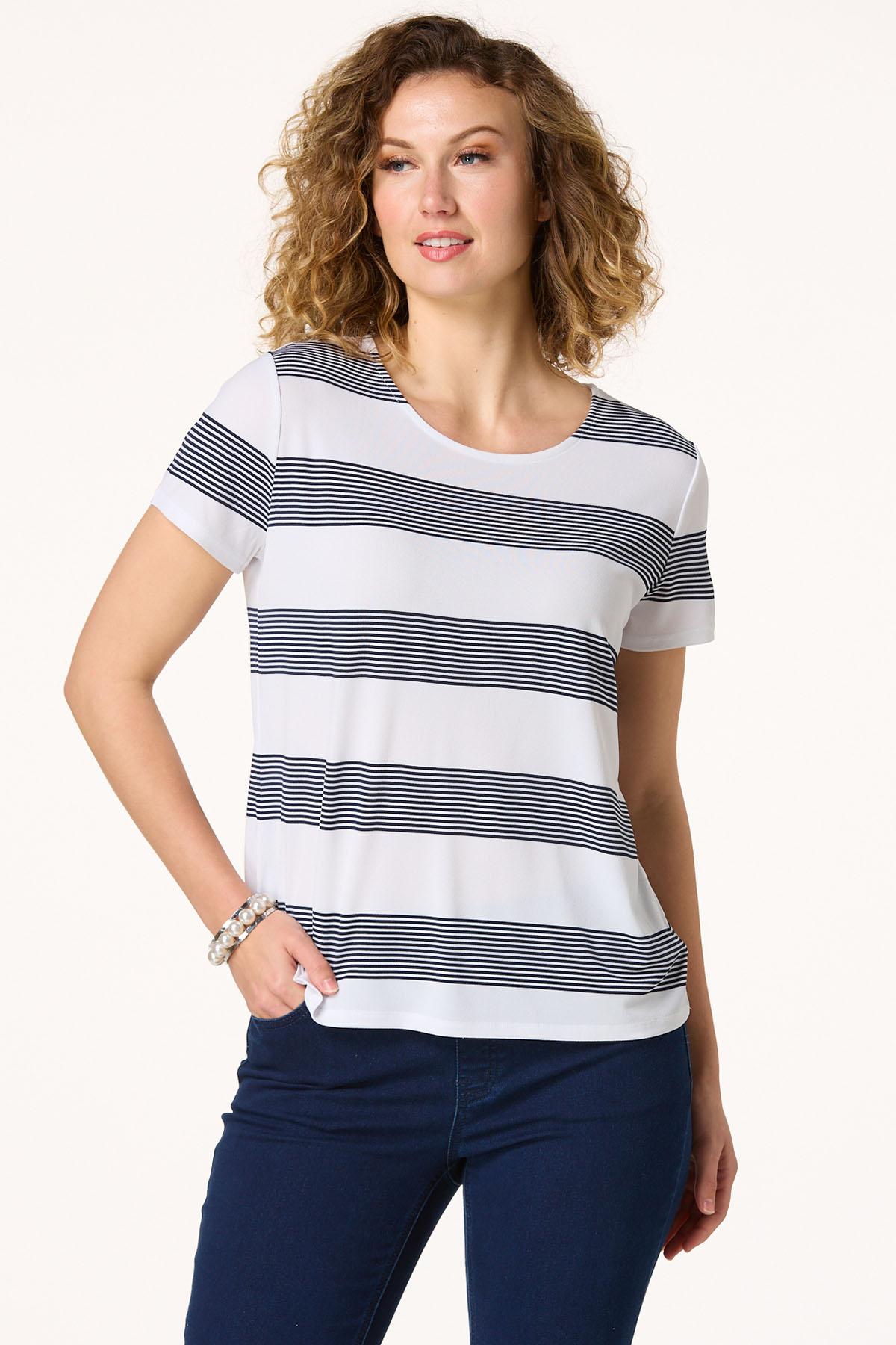 Stripe Suiting Tee
