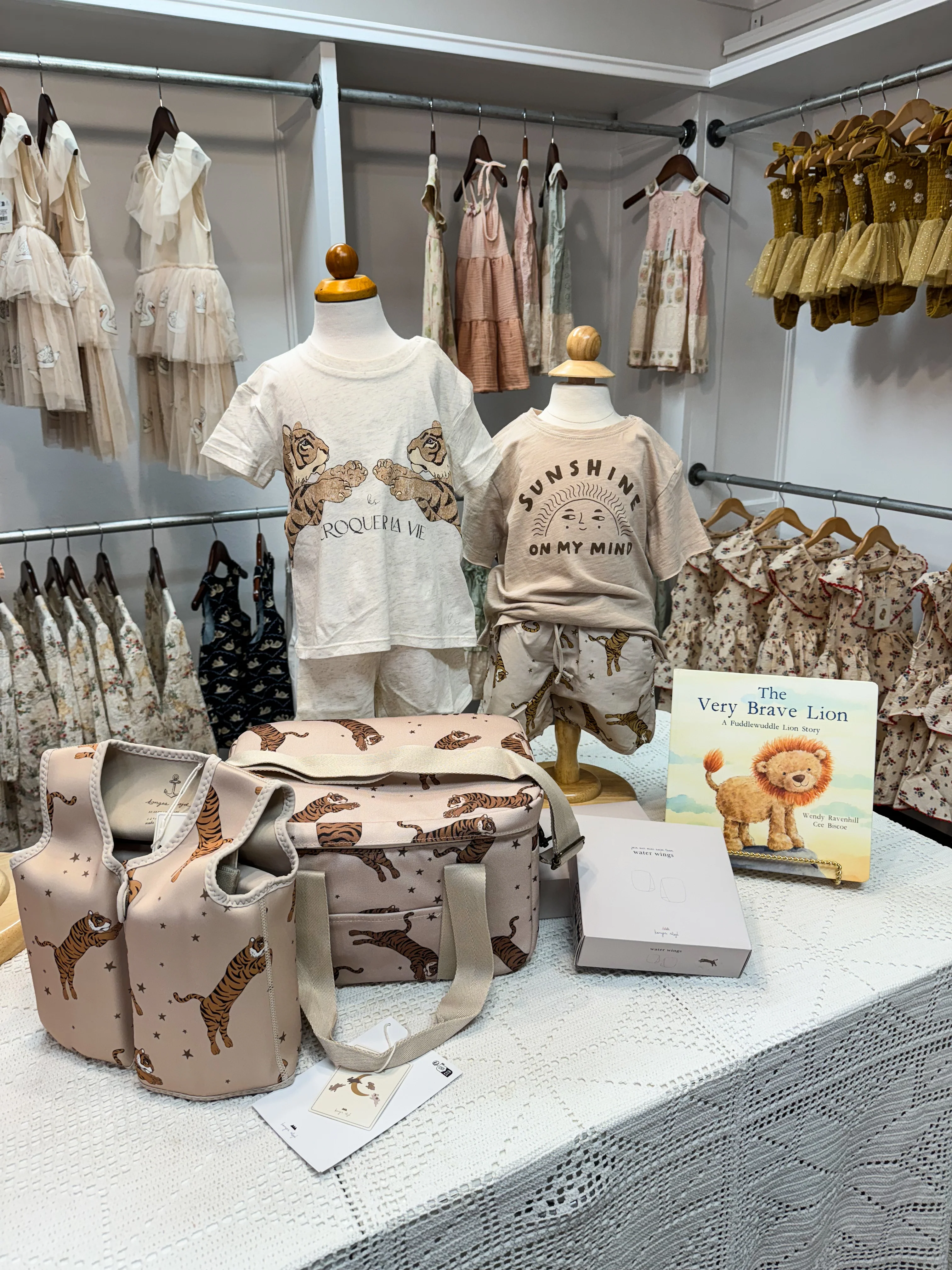 asnou swim shorts - tiger