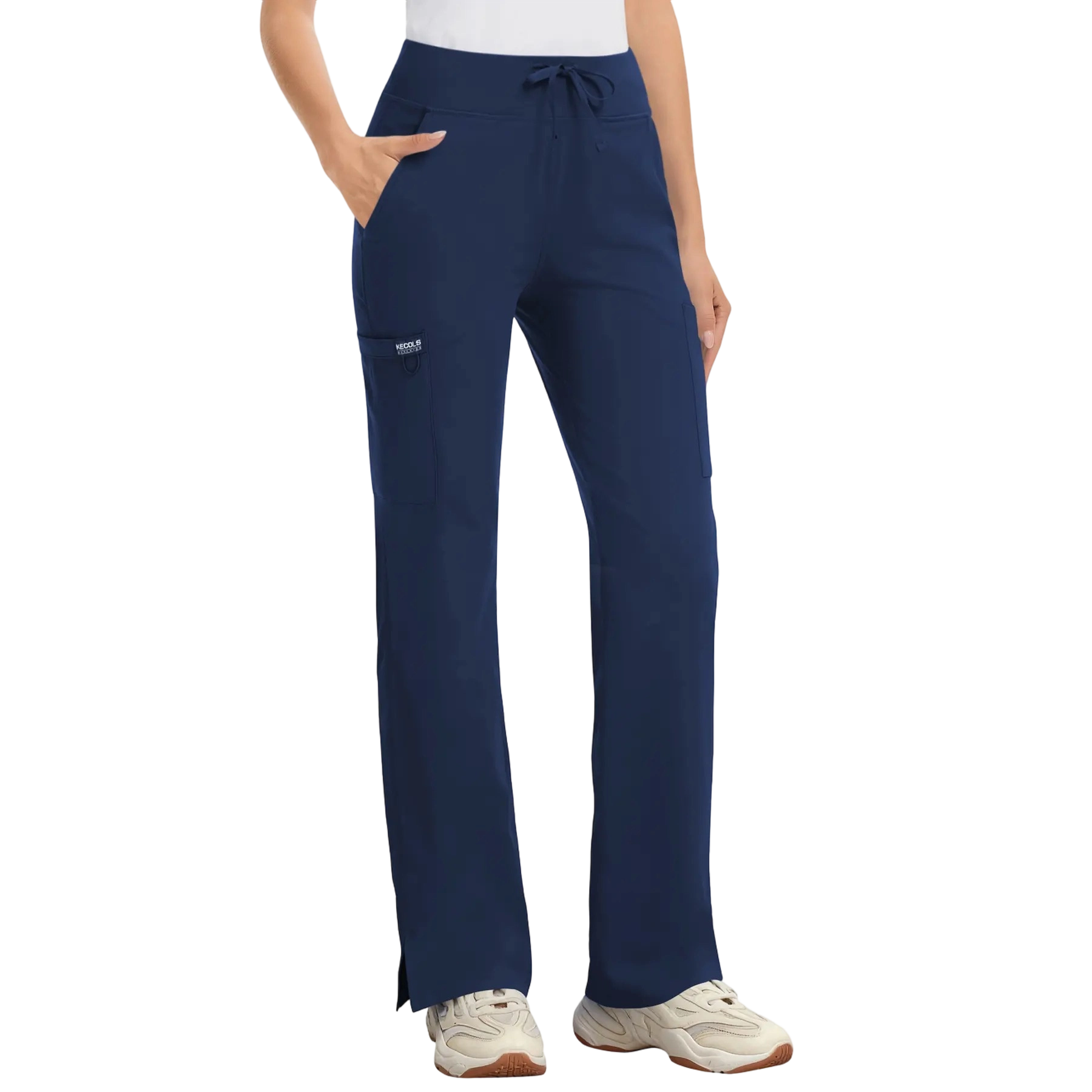 👖 Women’s High-Rise Stretch Scrub Pants – 5 Pocket Medical Work Pants