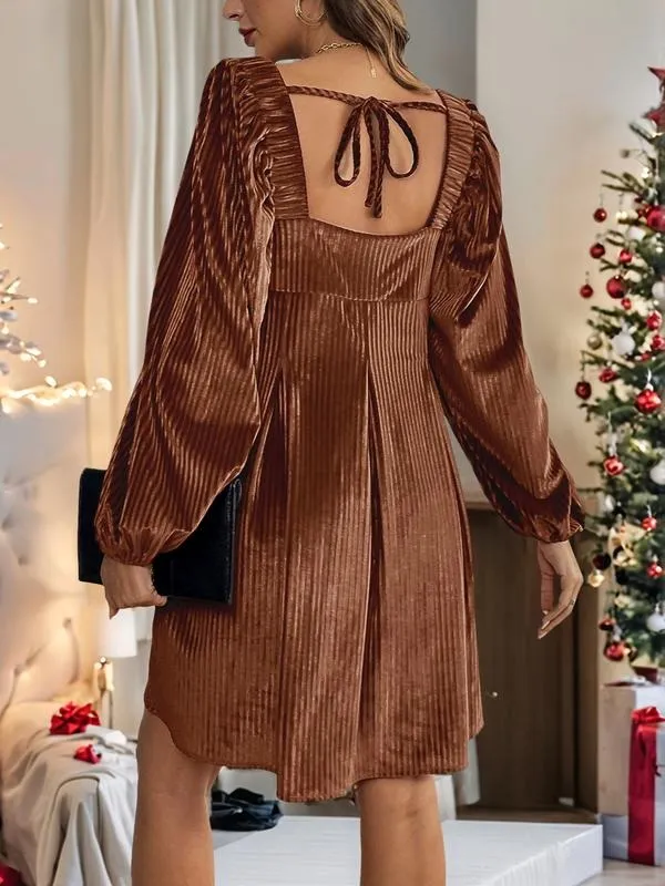 Christmas Dress for Women, Elegant Fitted Design