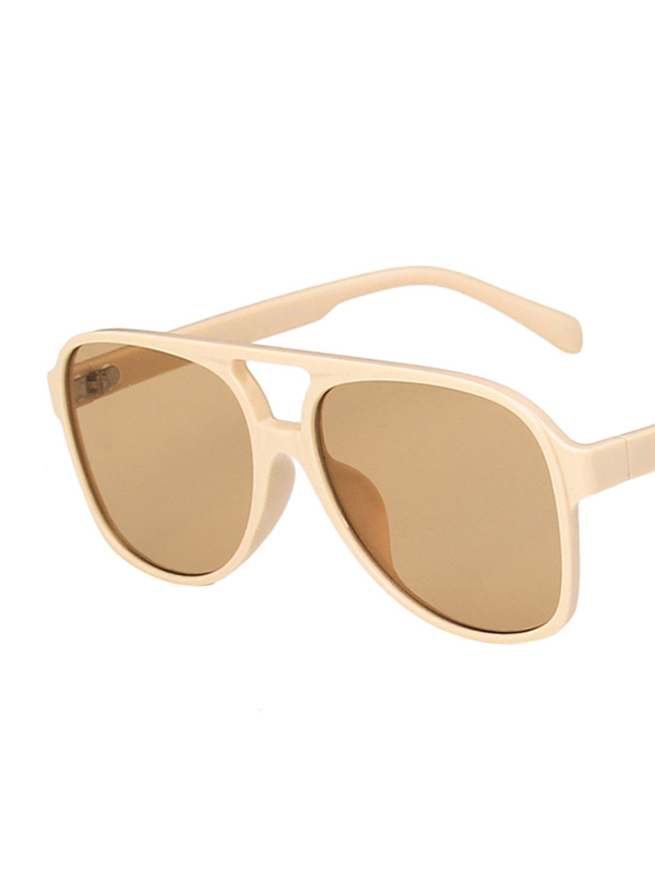 Geometric Sun-protection Sunglasses Accessories