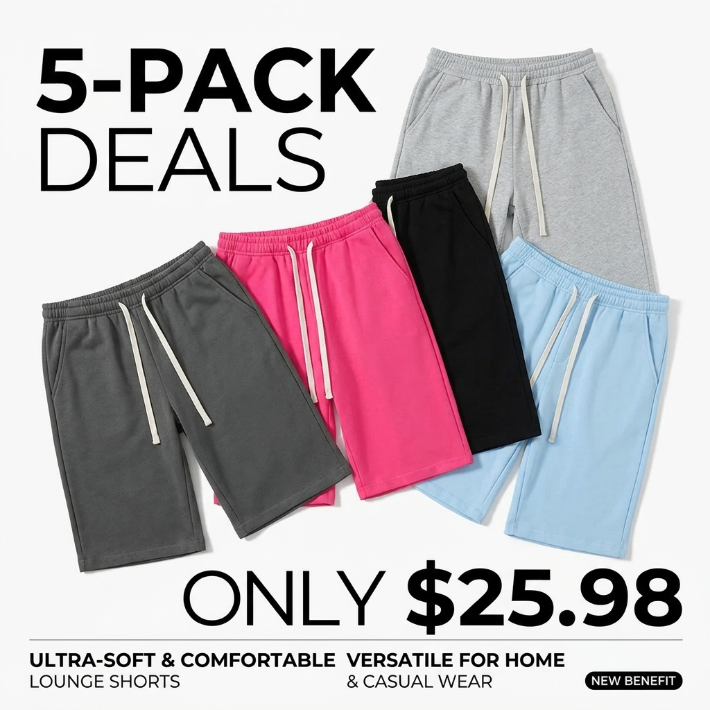 Men's Solid Pocket Waist Shorts