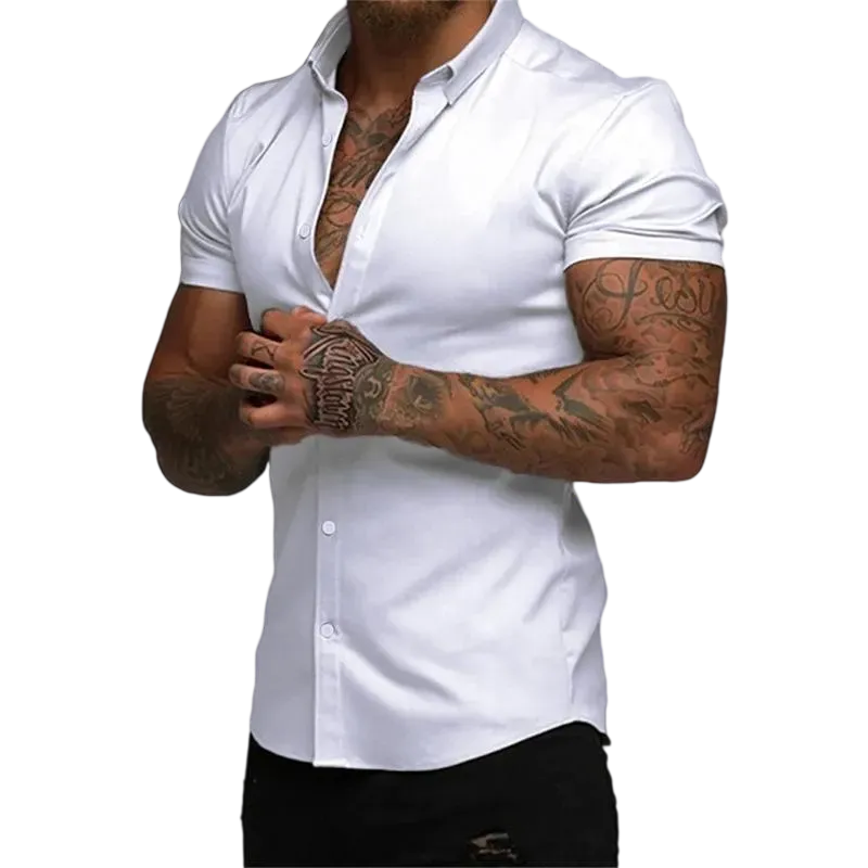 10PACK-Mens Casual Button Down Shirt